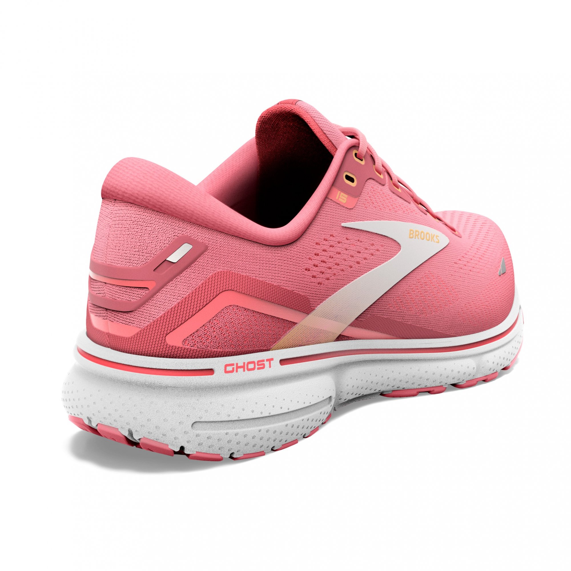 BROOKS Ghost 15 W Rose/Fiery Coral/ White