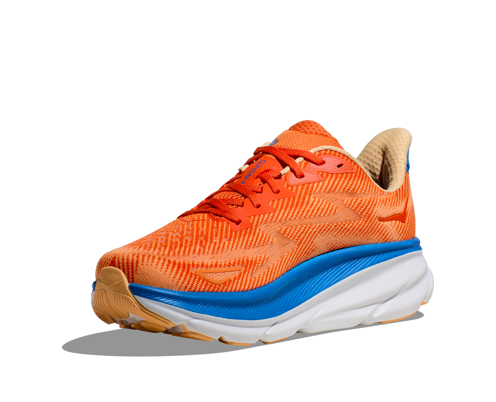 HOKA CLIFTON 9 VIBRANT ORANGE / IMPALA