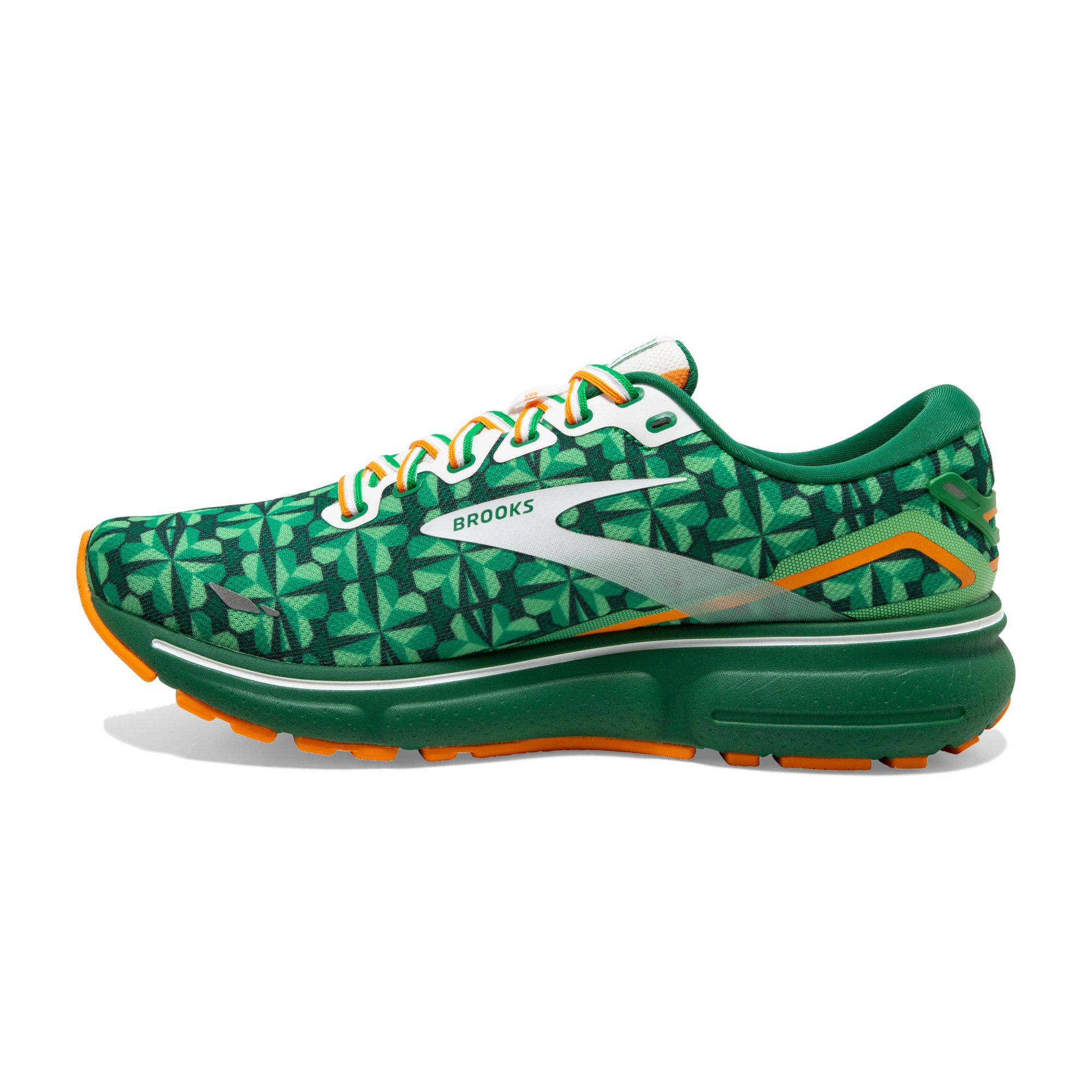 BROOKS Ghost 15 Green/White/Orange