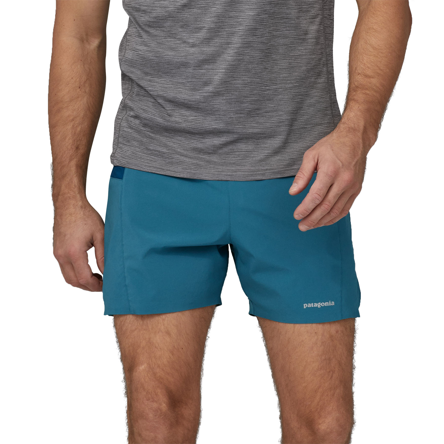 PATAGONIA Men's Strider Pro Running Shorts - 5" Wavy Blue