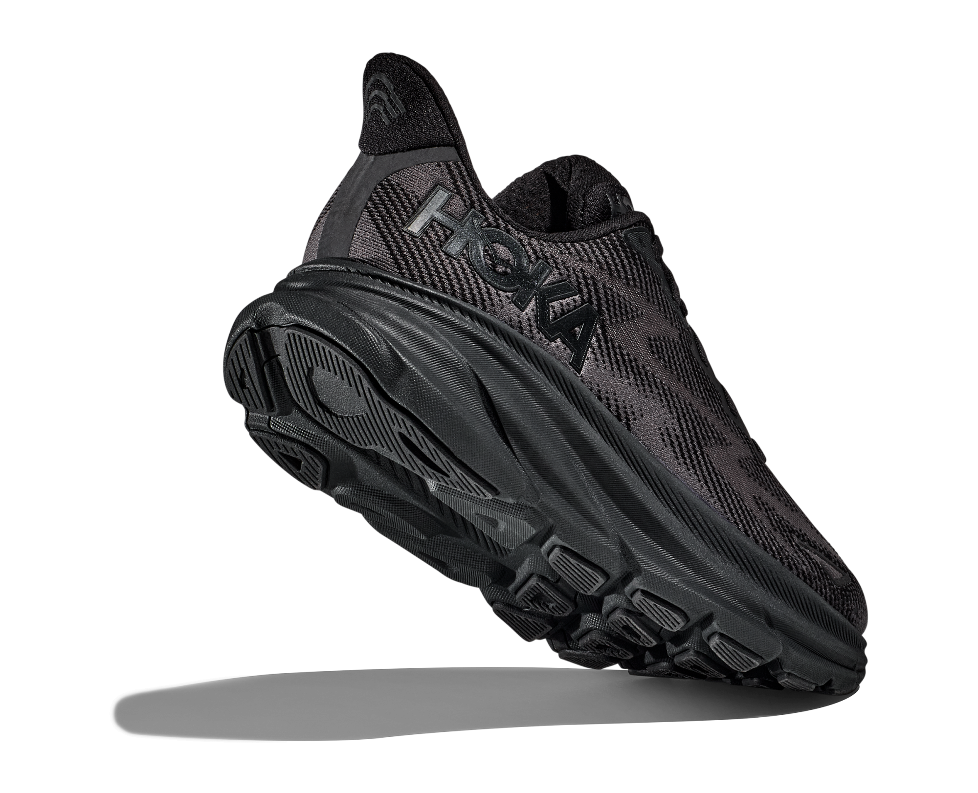 HOKA CLIFTON 9 WIDE BLACK/BLACK