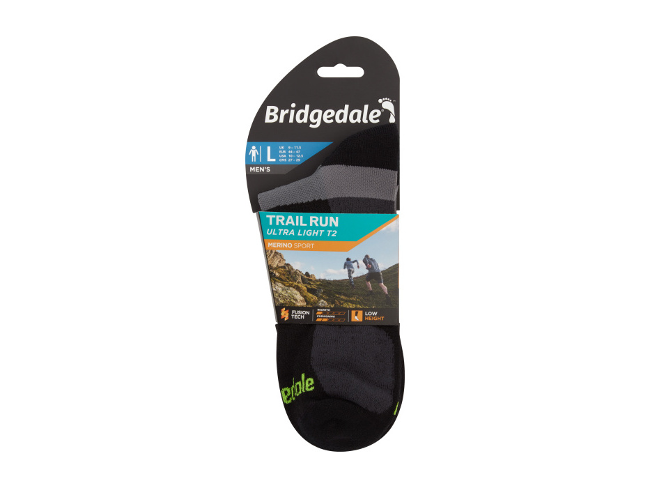 BRIDGEDALE TRAIL RUN UL T2 CS LOW Black