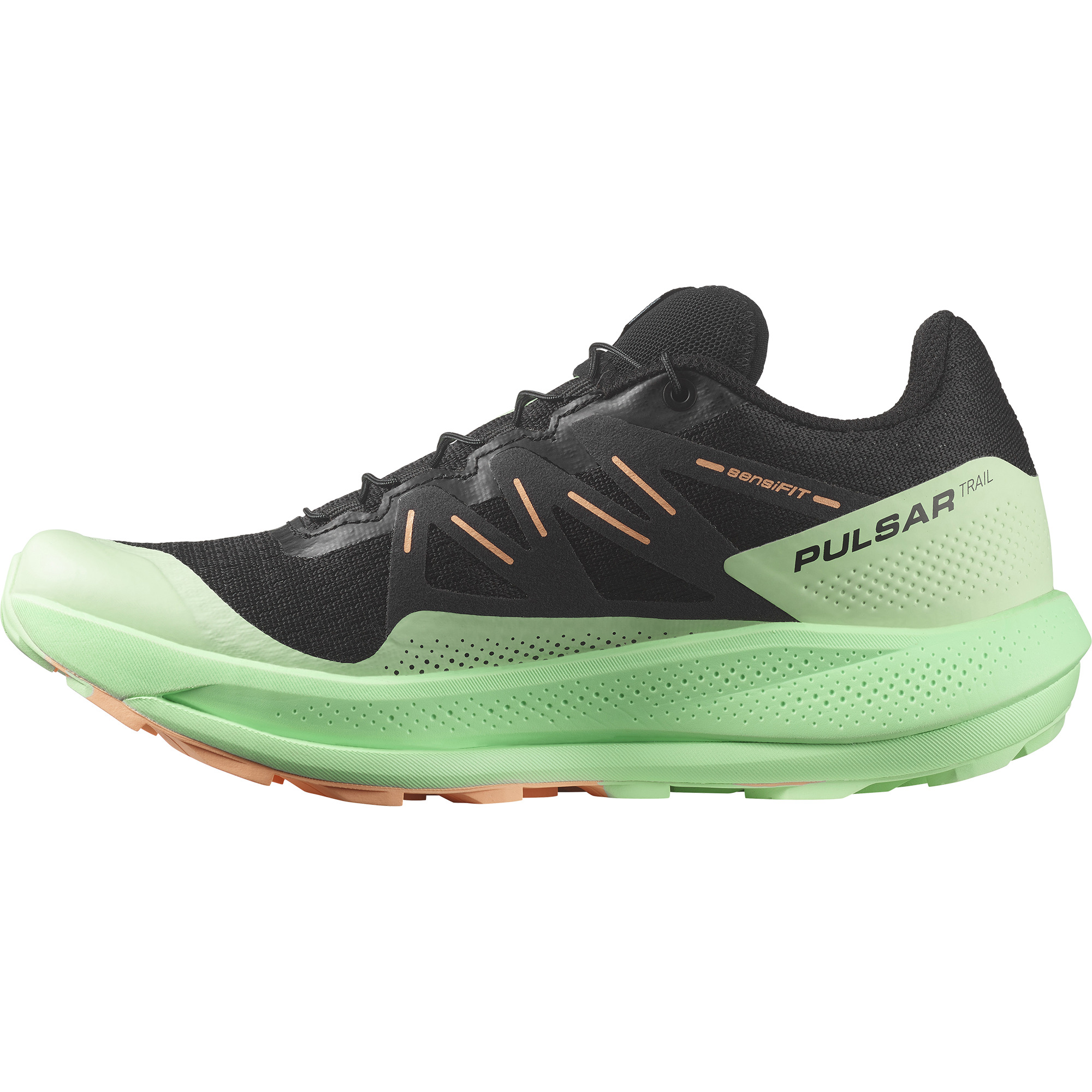 SALOMON PULSAR TRAIL W Black / Green Ash / Cantaloupe