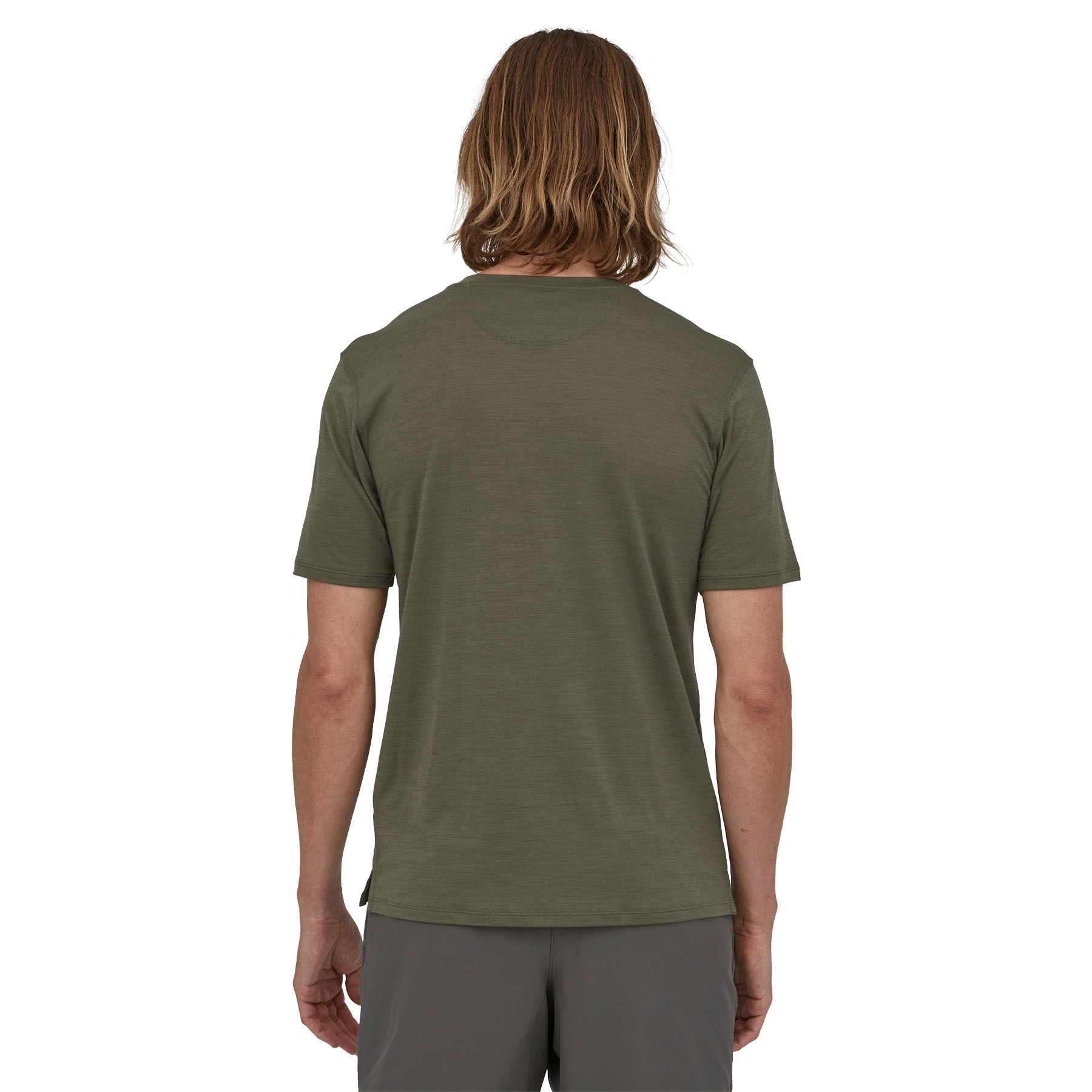 PATAGONIA Men's Capilene Cool Merino Graphic Shirt Fitz Roy Fader: Basin Green