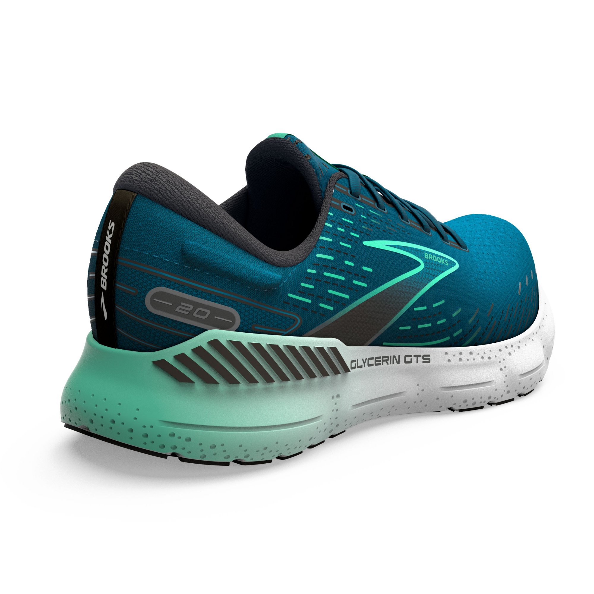 BROOKS Glycerin GTS 20 Moroccan Blue/Black/Spring Bud