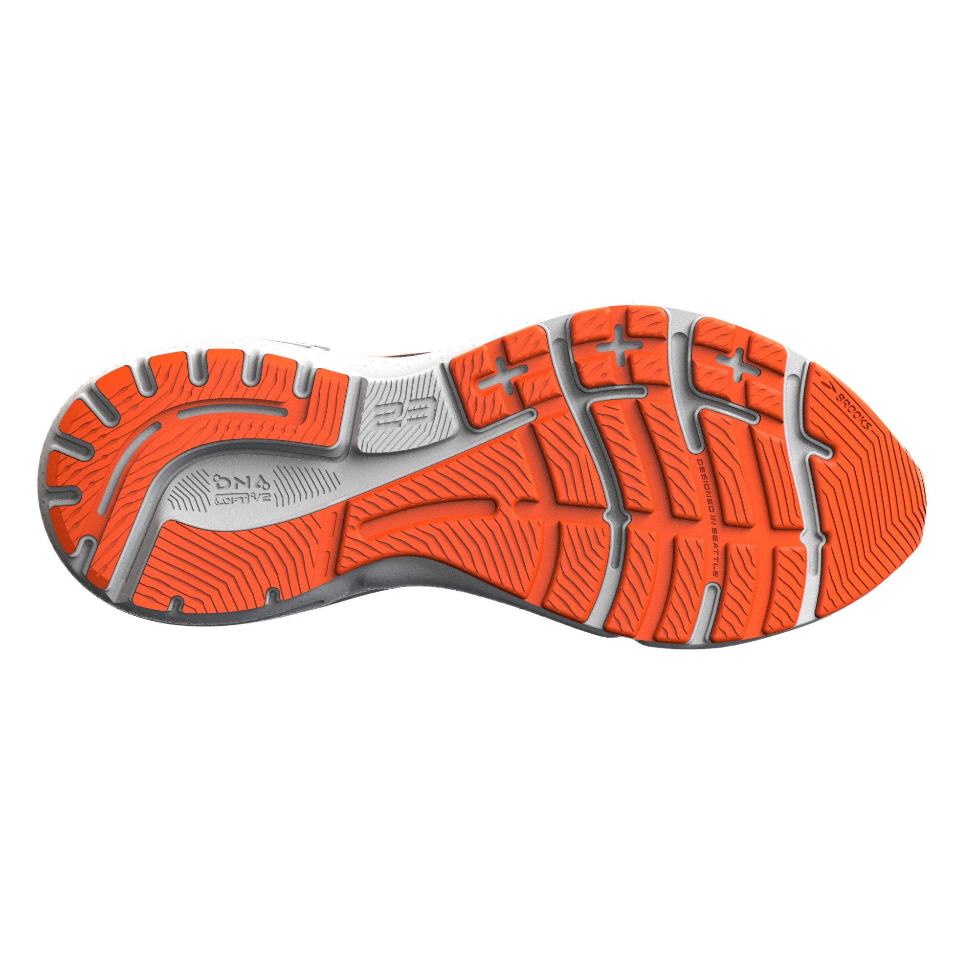 BROOKS Adrenaline GTS 23 Peacoat/Orange/Surf the Web