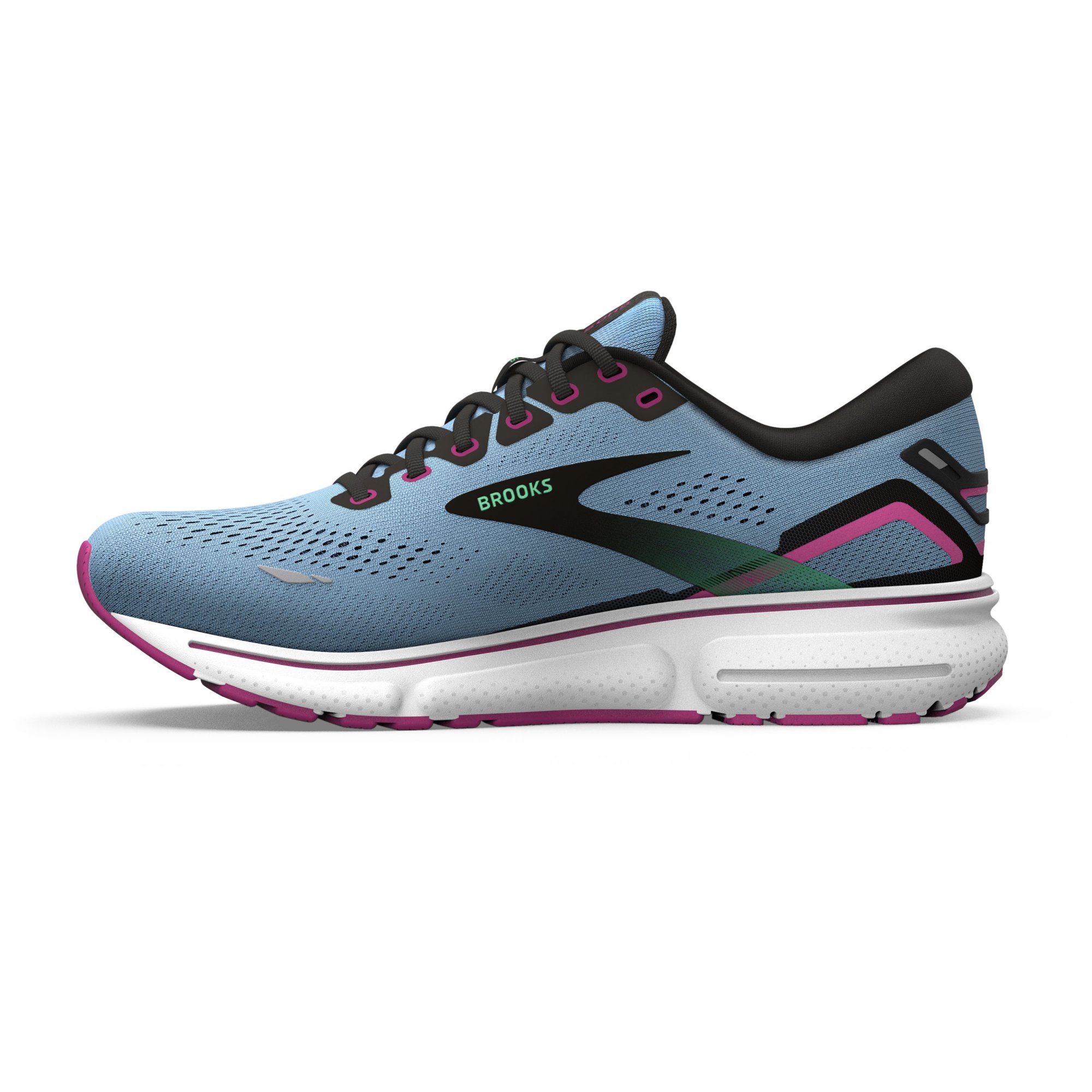BROOKS Ghost 15 W Blue Bell/Black/Pink