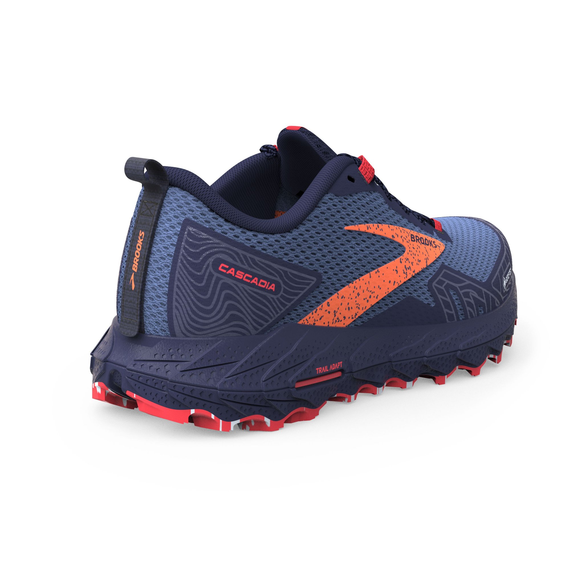 BROOKS Cascadia 17 GTX W Navy/Bittersweet/Peacoat