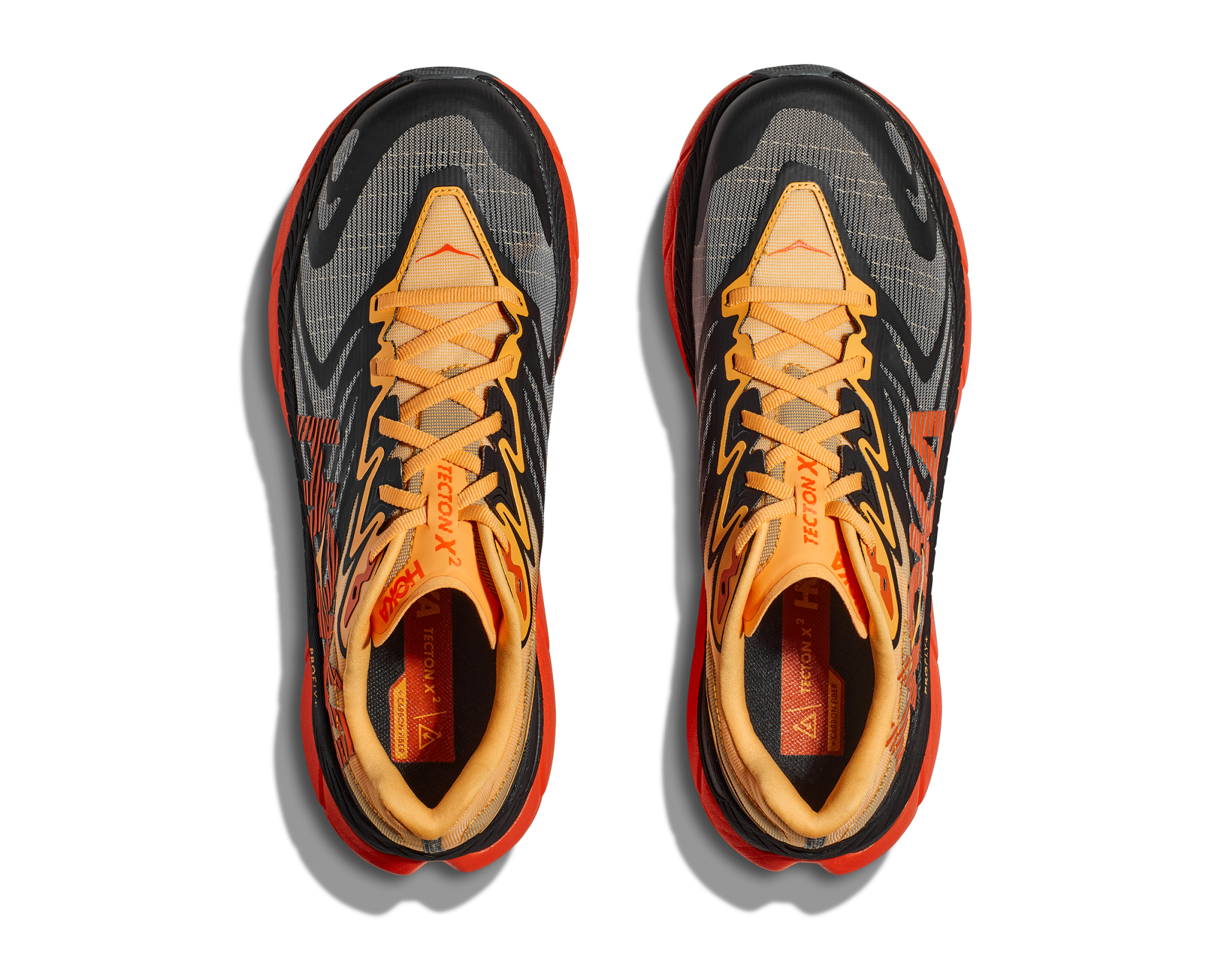 HOKA TECTON X 2 M BLACK / FLAME