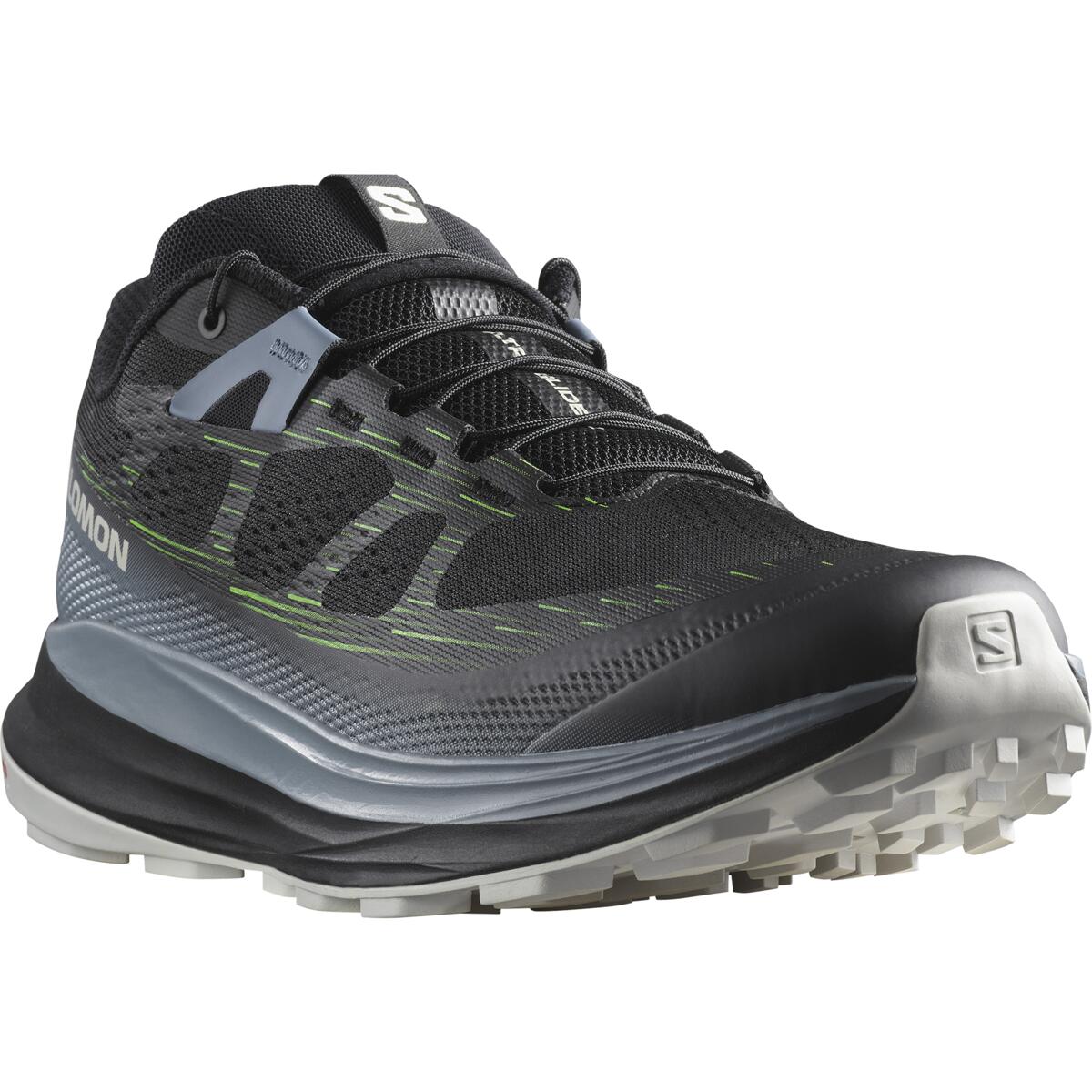 SALOMON ULTRA GLIDE 2 Black / Flint Stone / Green Gecko