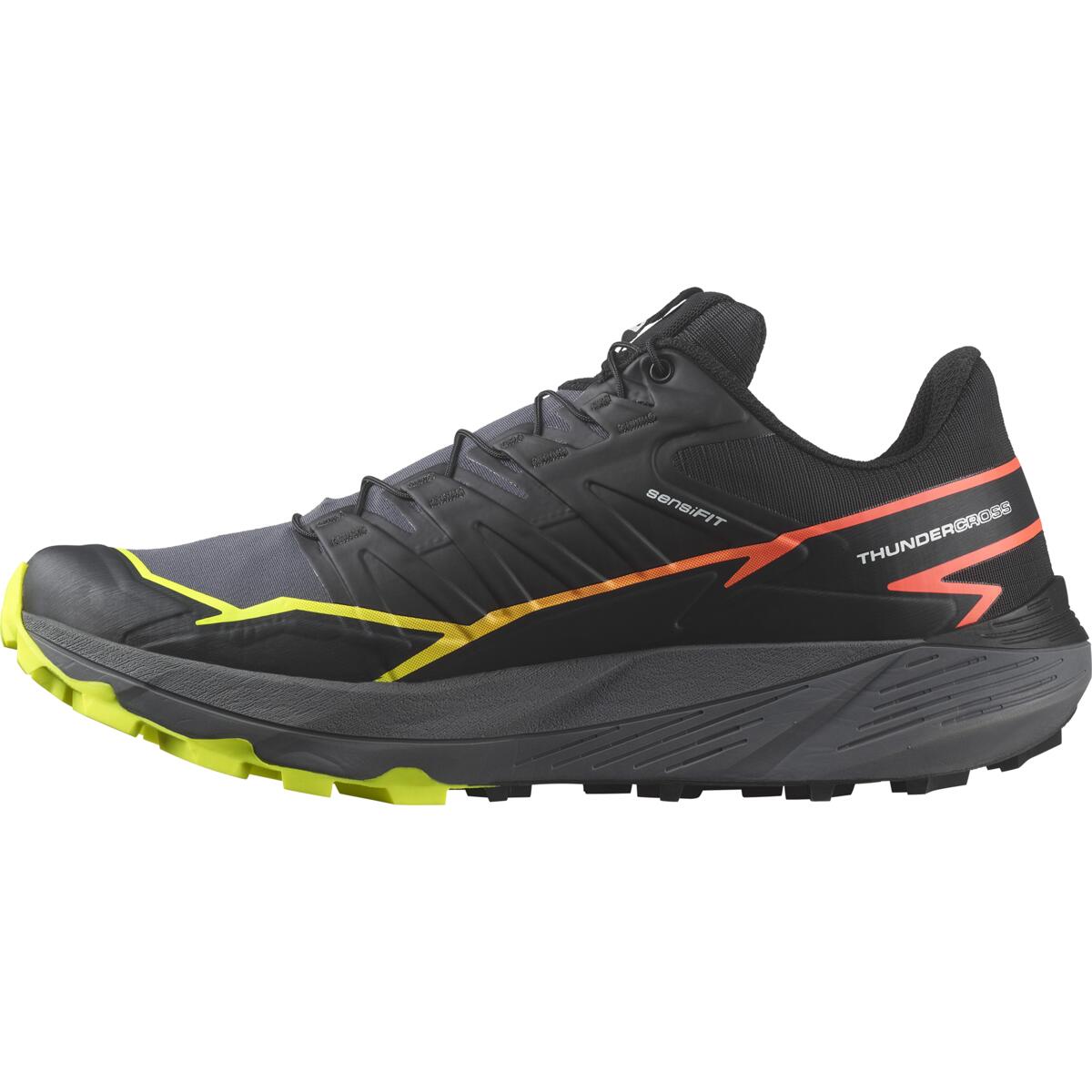 SALOMON THUNDERCROSS Black / Quiet Shade / Fiery Coral