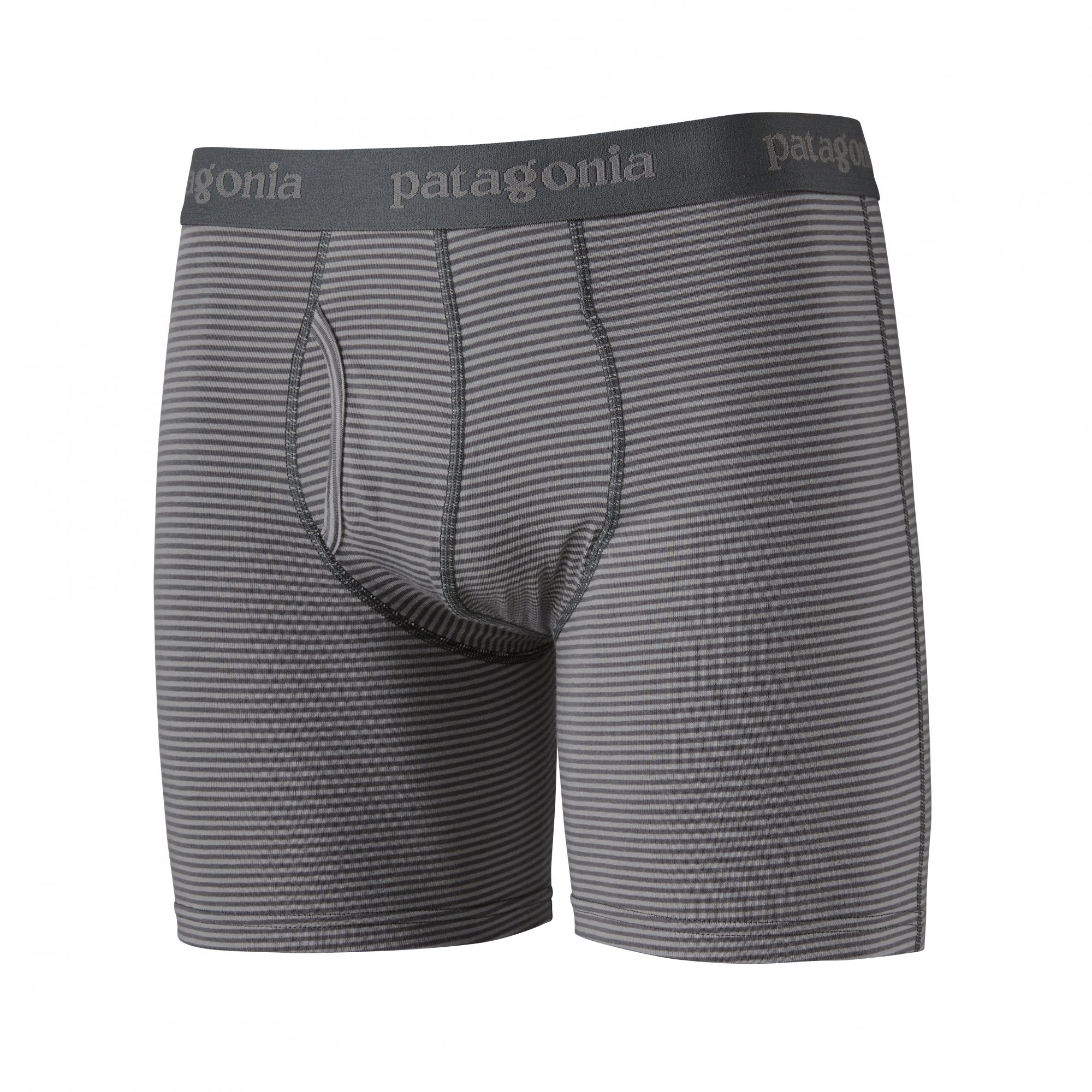 PATAGONIA Men's Essential Boxer Briefs - 6" Fathom: Forge Grey