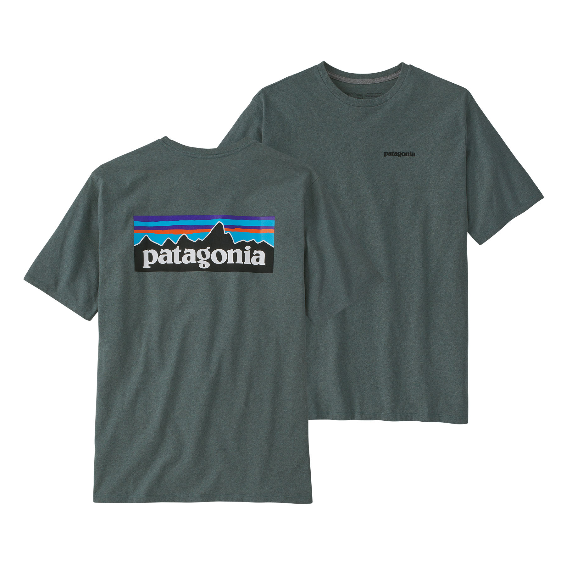 PATAGONIA Men's P-6 Logo Responsibili-Tee® Nouveau Green