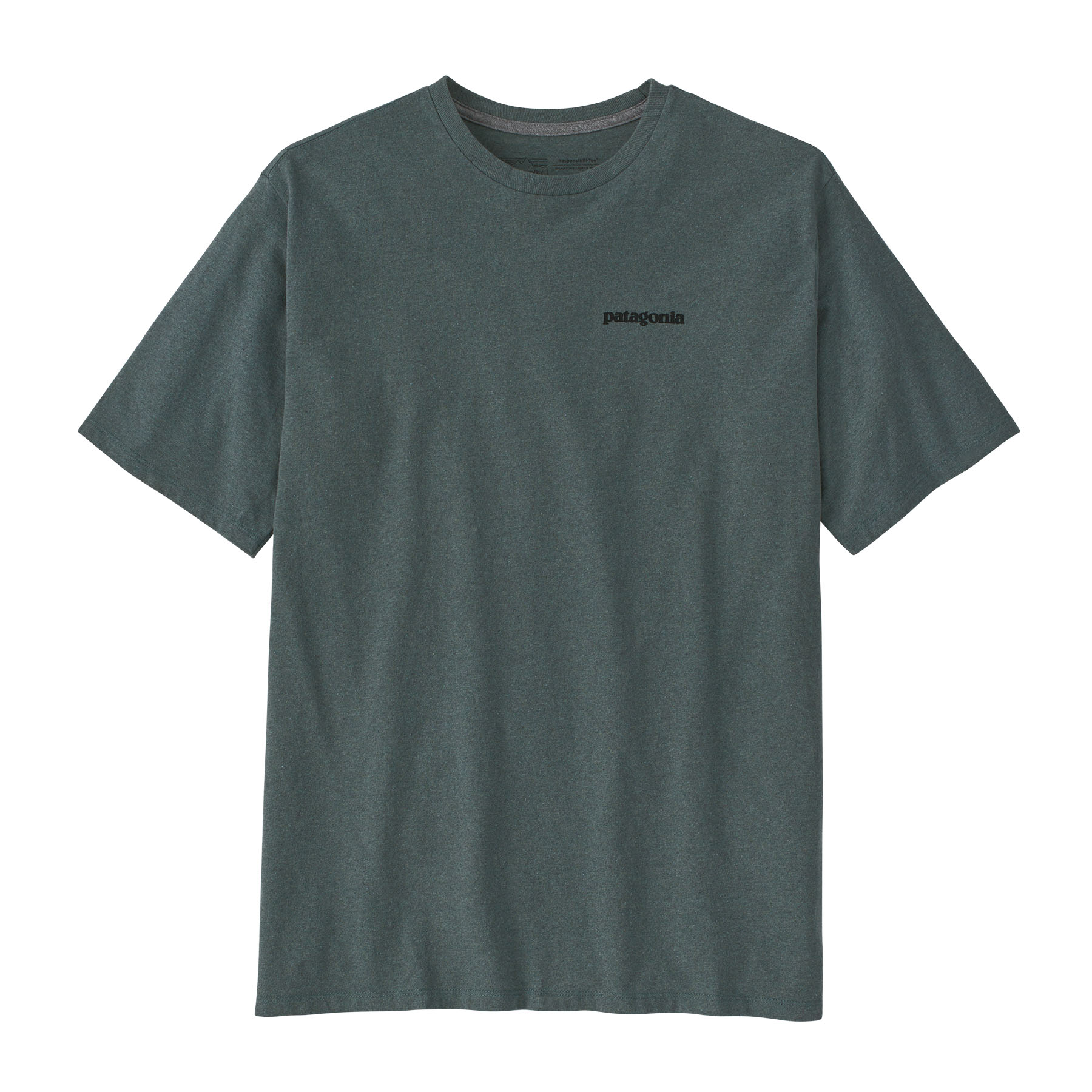 PATAGONIA Men's P-6 Logo Responsibili-Tee® Nouveau Green