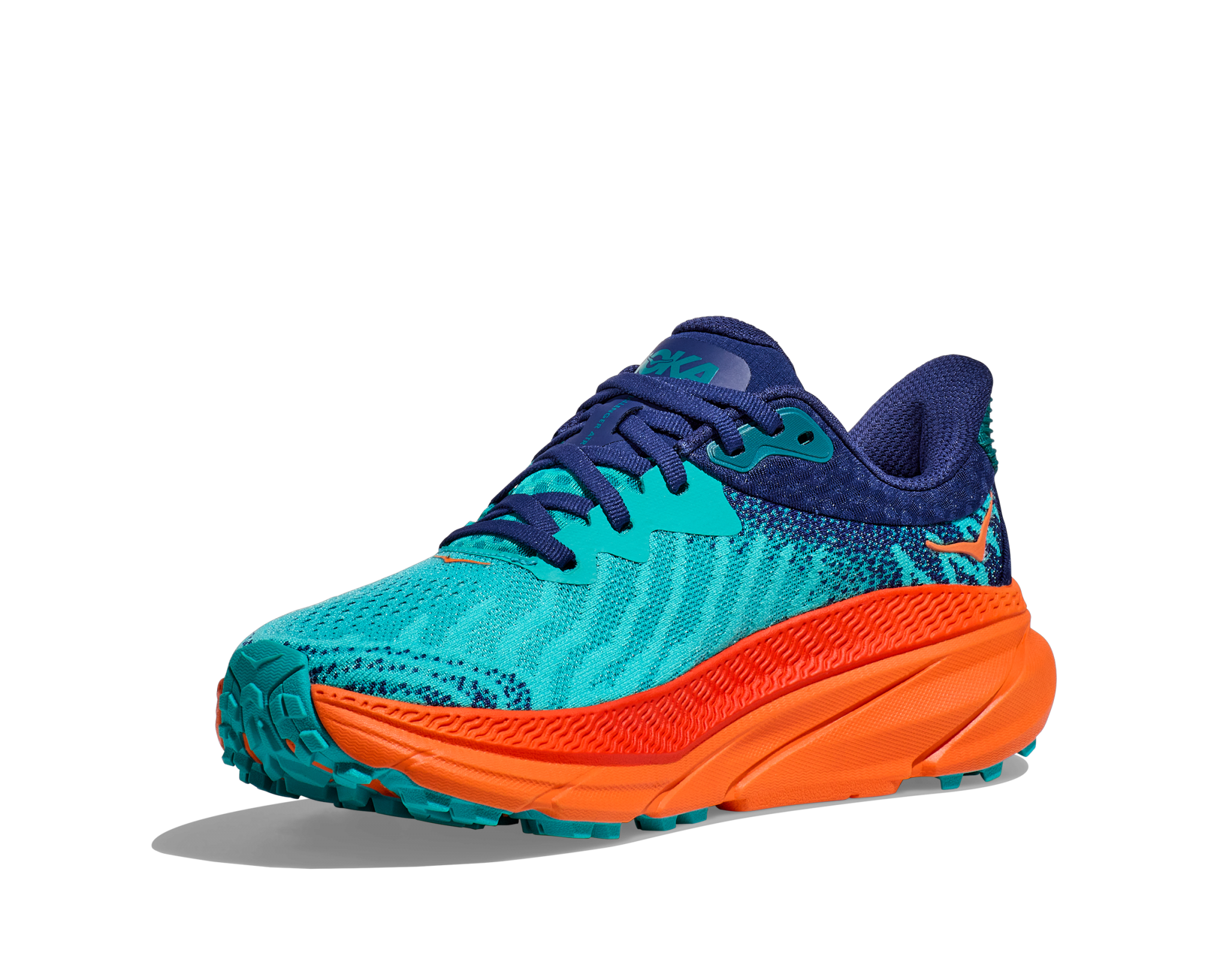 HOKA CHALLENGER ATR 7 W WIDE CERAMIC / VIBRANT ORANGE