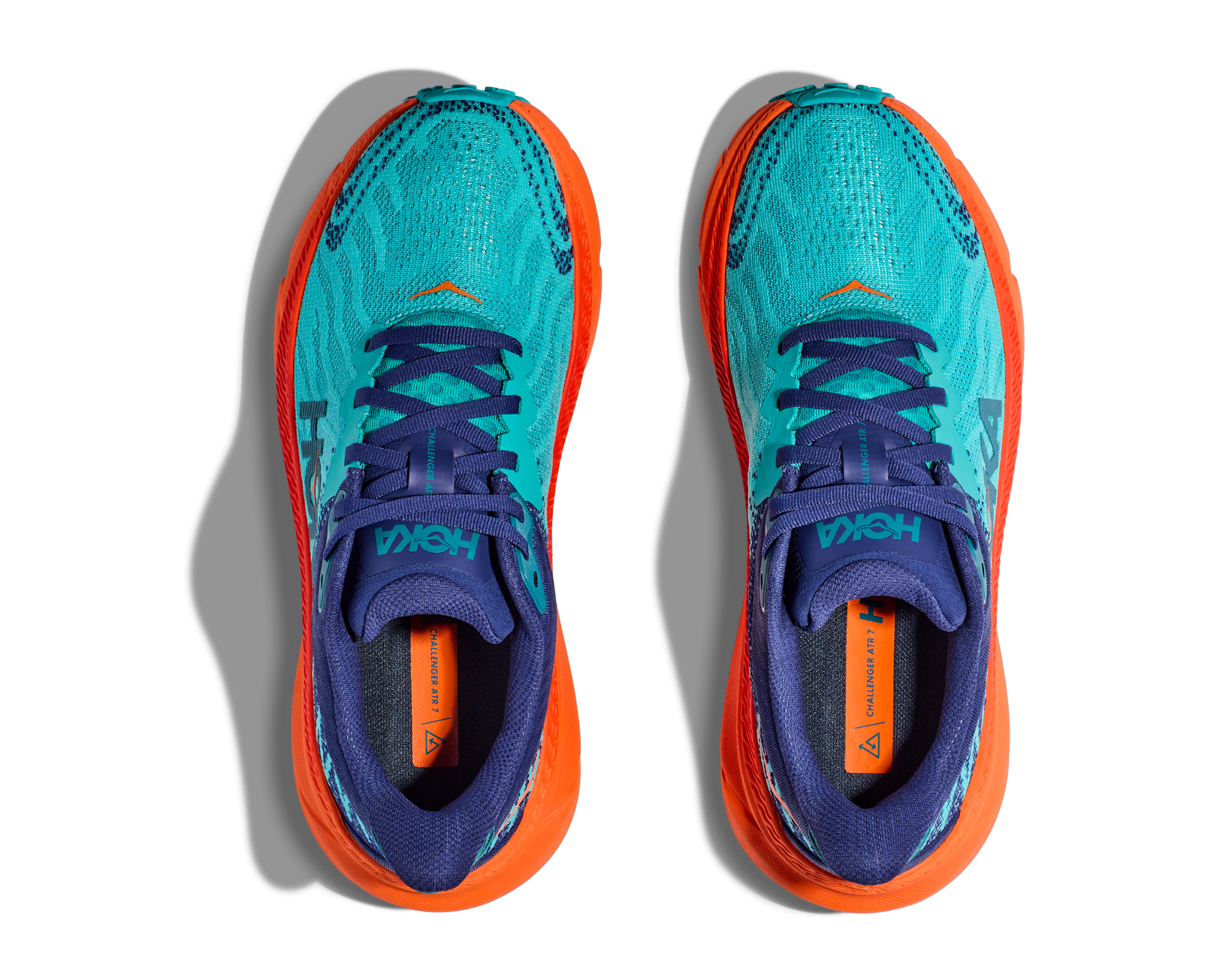 HOKA CHALLENGER ATR 7 W WIDE CERAMIC / VIBRANT ORANGE