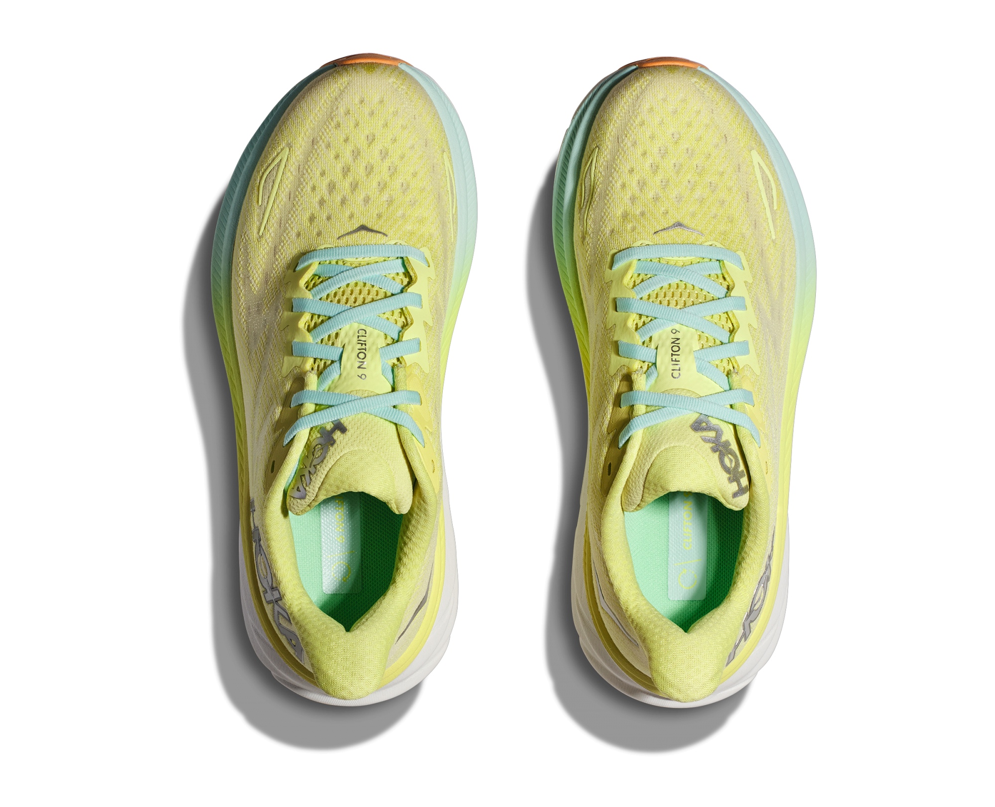 HOKA CLIFTON 9 W WIDE CITRUS GLOW / SUNLIT OCEAN