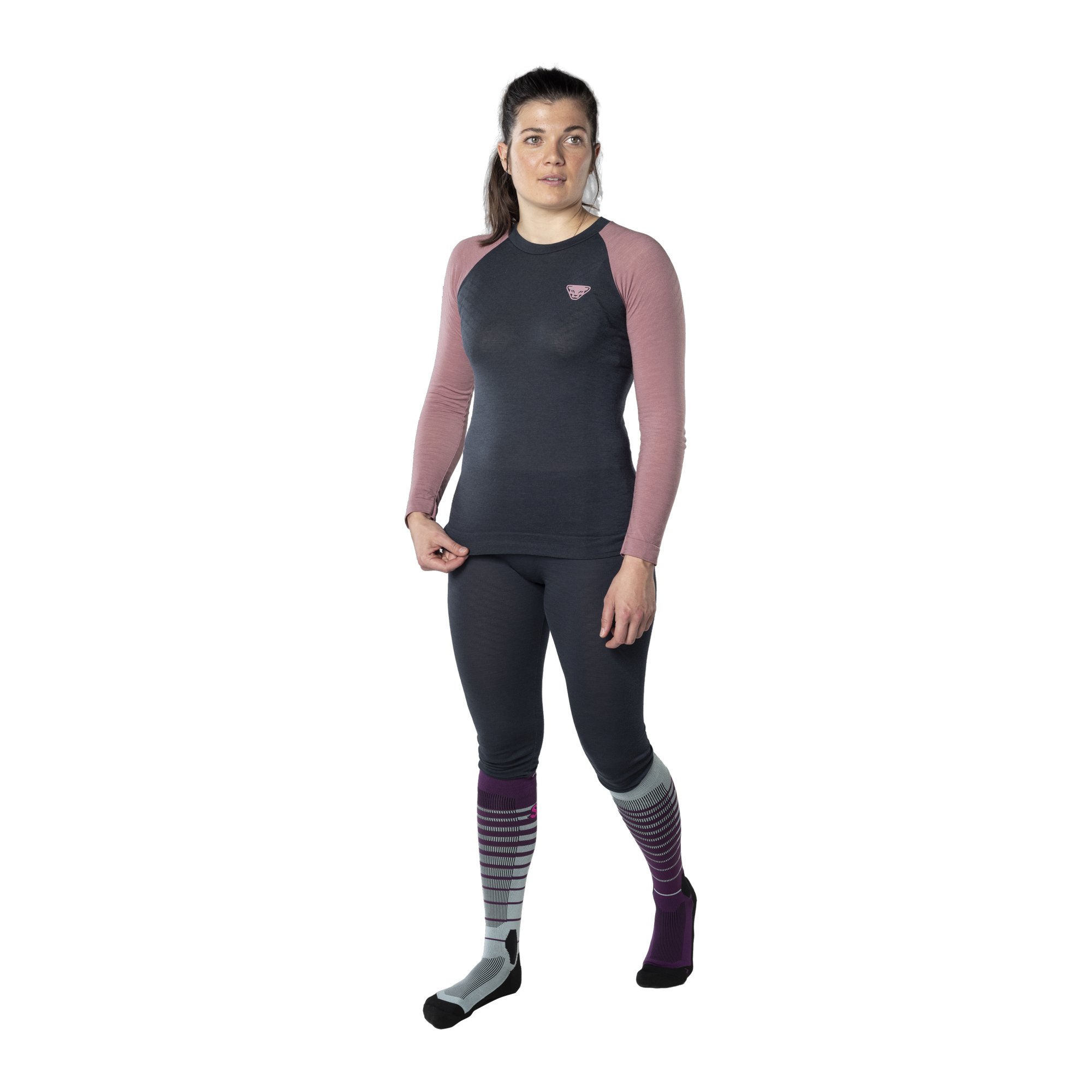 DYNAFIT Tour Light Merino Long Sleeve Shirt Women Mokarosa