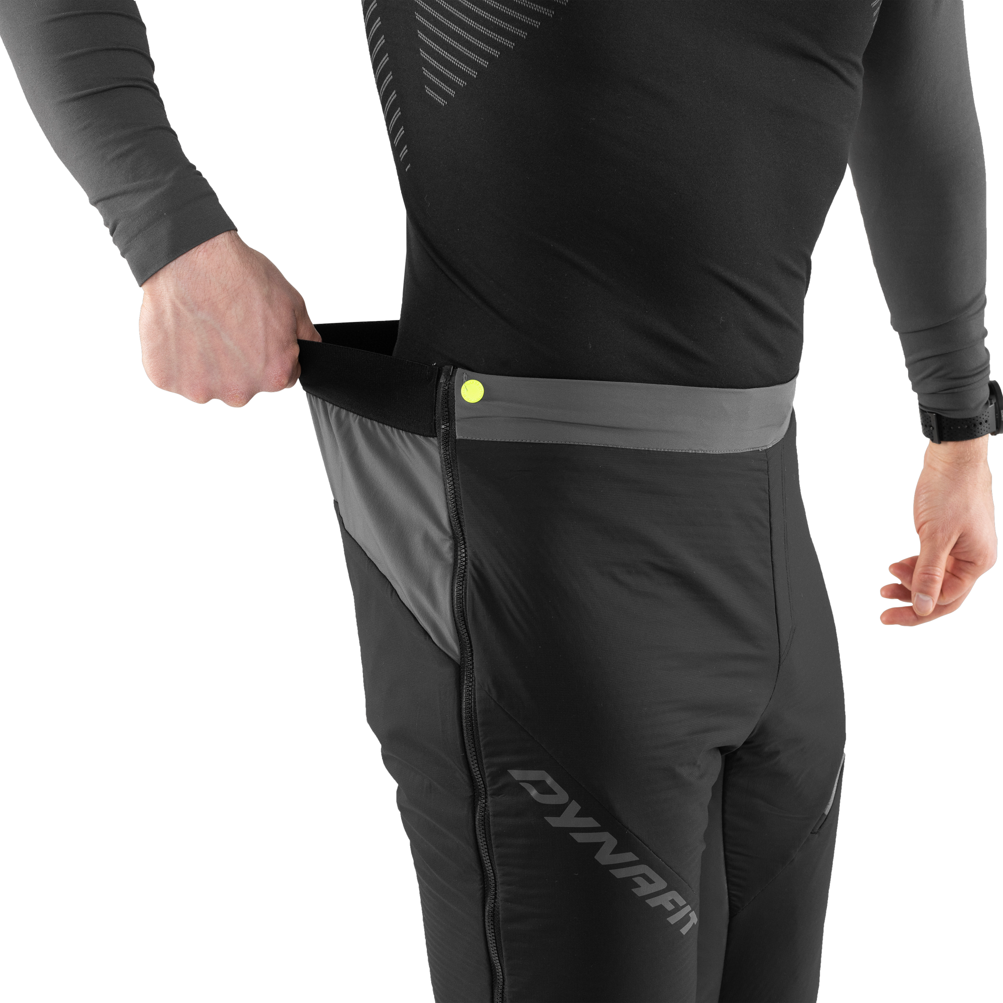 DYNAFIT Mezzalama Polartec® Alpha® Unisex Kalhoty Black out MAGNET