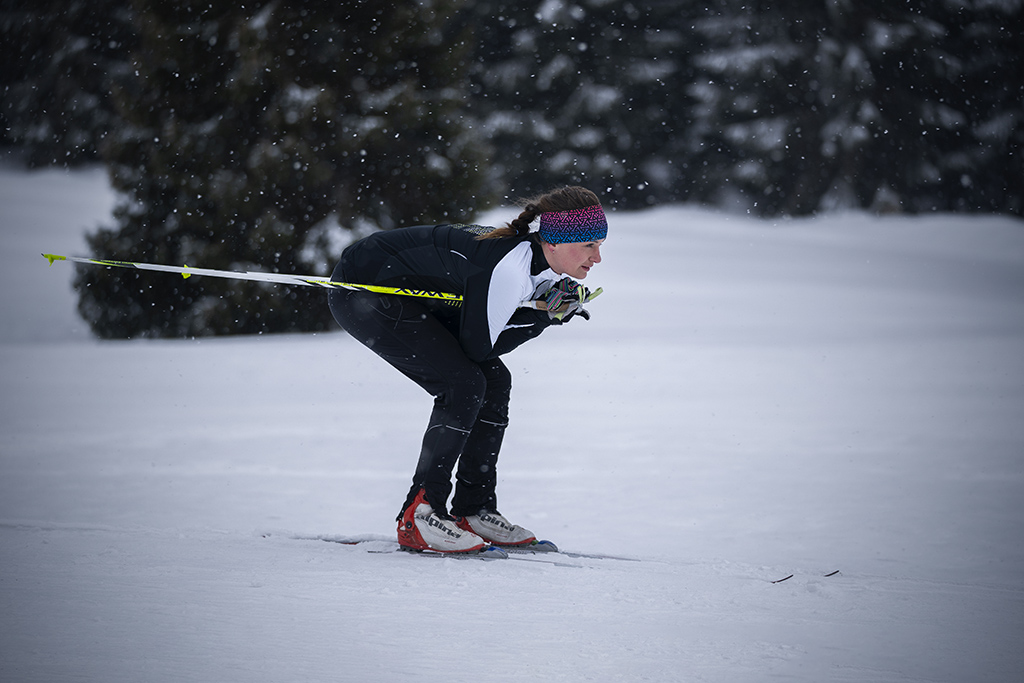 BOSA Sportovní čelenka Chilly Snow Flakes black