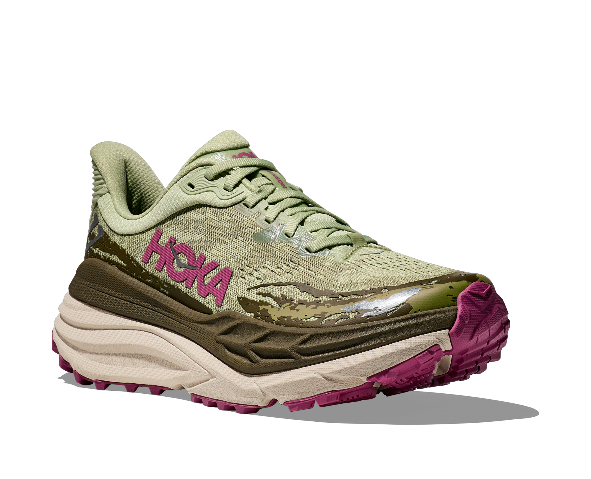 HOKA STINSON 7 W SEED GREEN / BEET ROOT