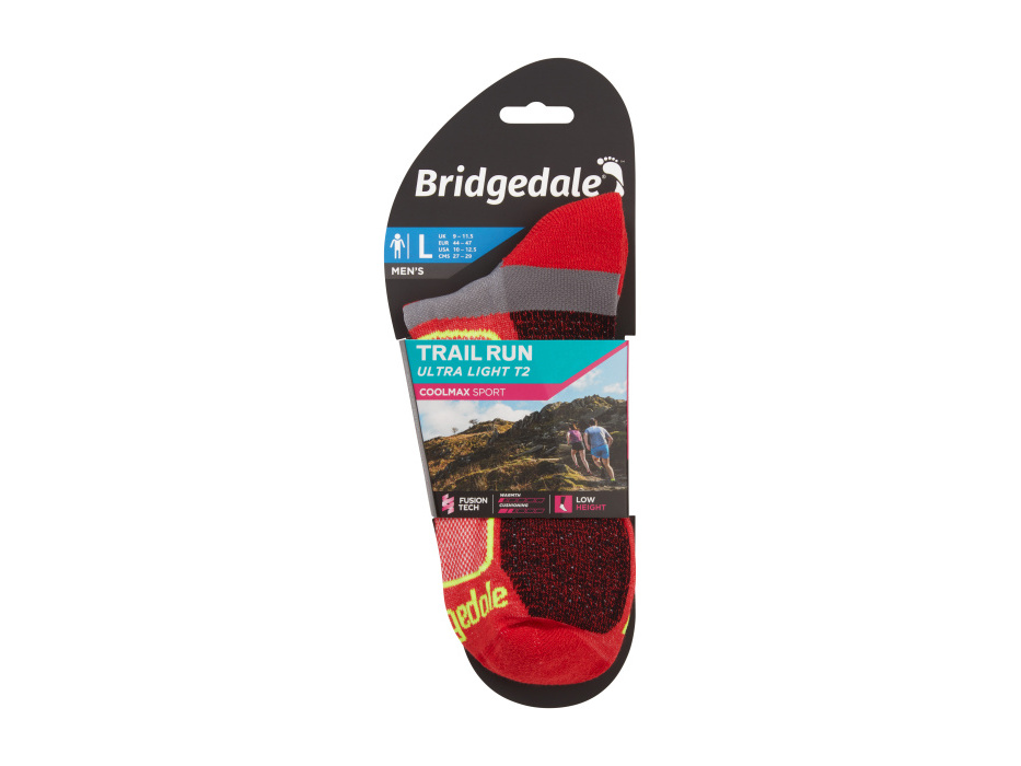 BRIDGEDALE TRAIL RUN UL T2 CS LOW Red