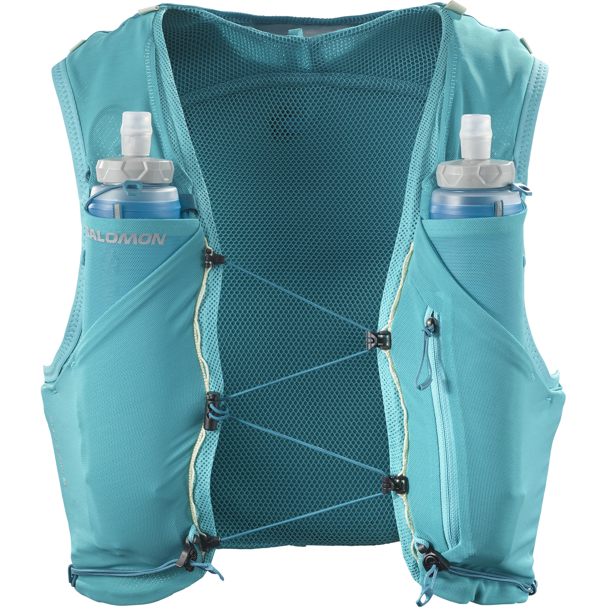 SALOMON ADV SKIN 5 SET with flasks Tahitian Tide / Peacock blue