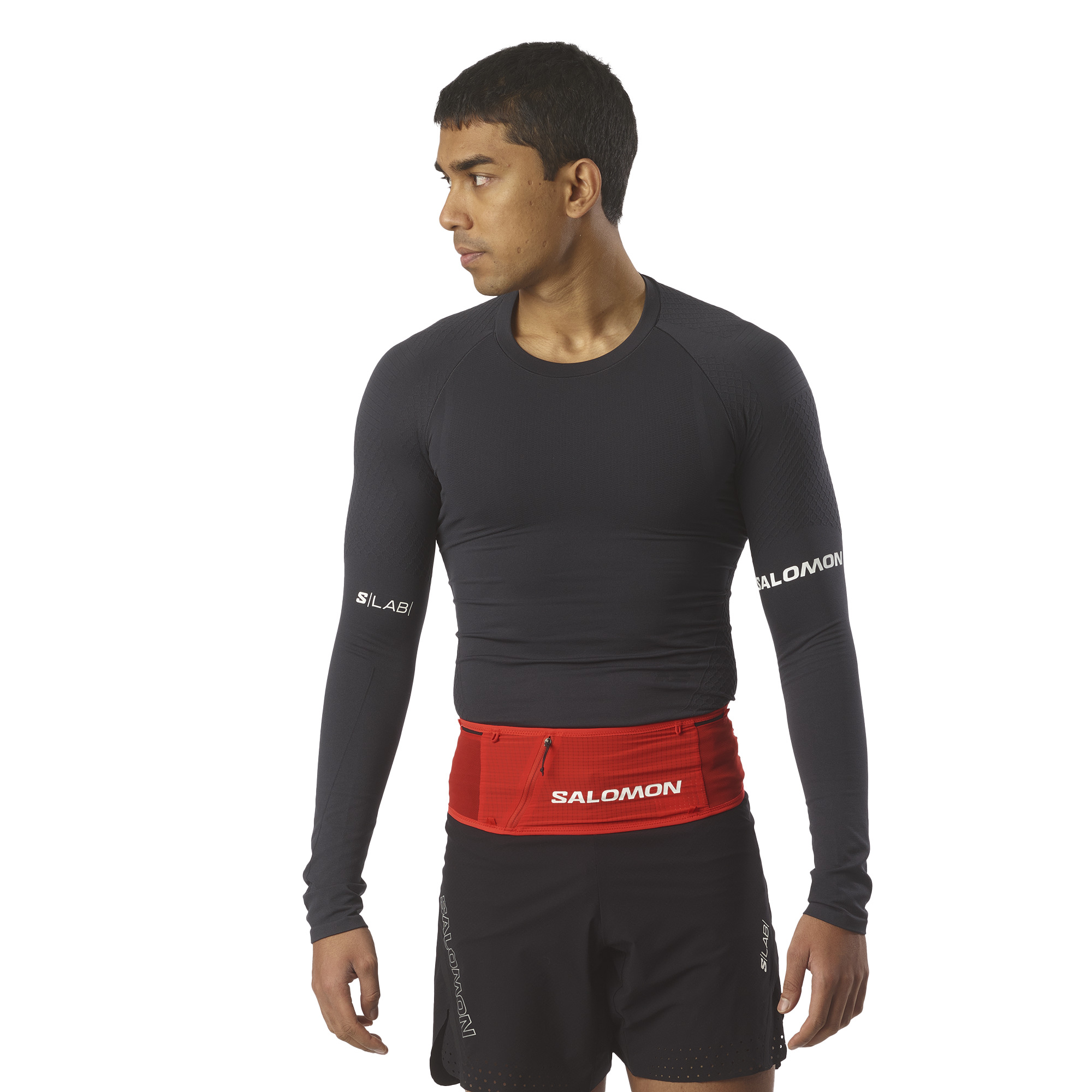 SALOMON S/LAB UNISEX BELT Fiery Red / BLACK