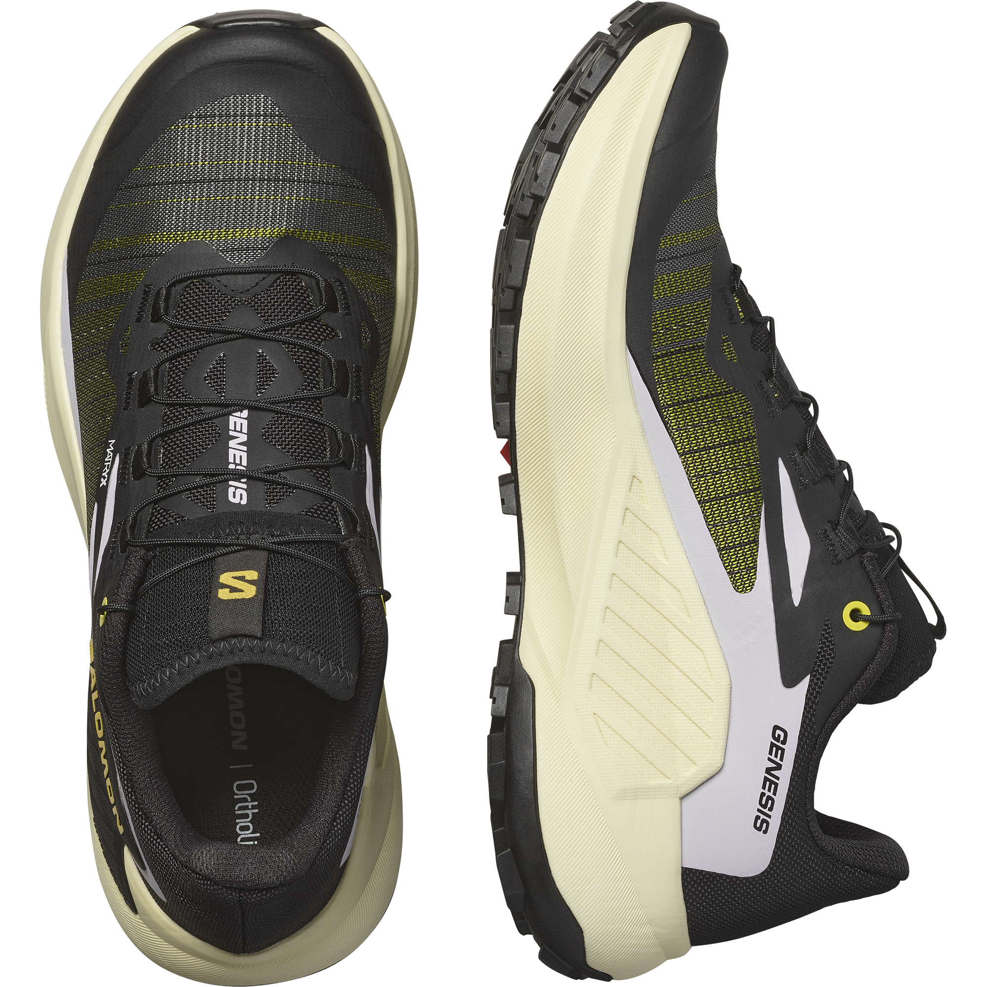 SALOMON GENESIS W Black / Sulphur Spring / Orchid Petal