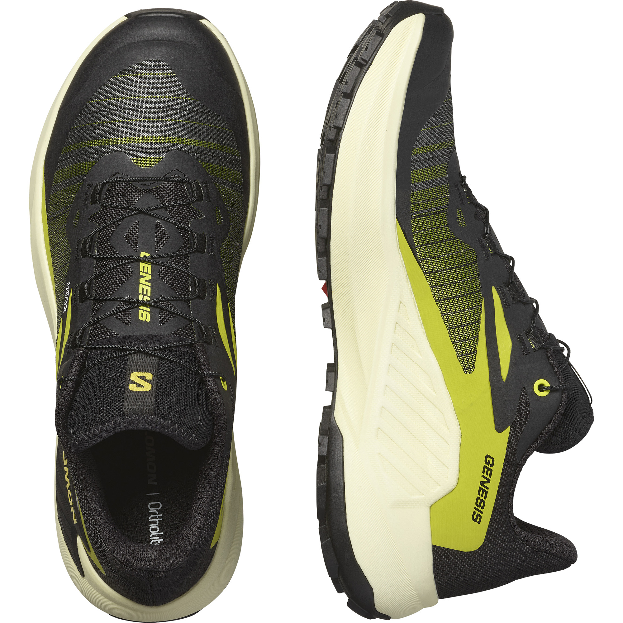 SALOMON GENESIS Black / Sulphur Spring / Transparent Yellow