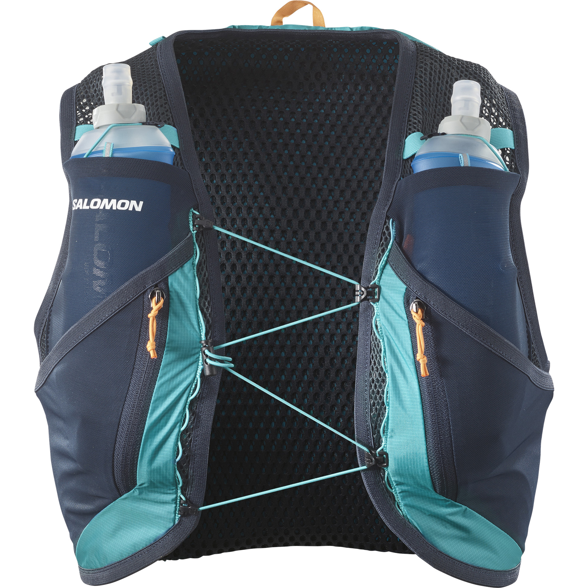 SALOMON ACTIVE SKIN 12 with flasks Tahitian Tide / CARBON