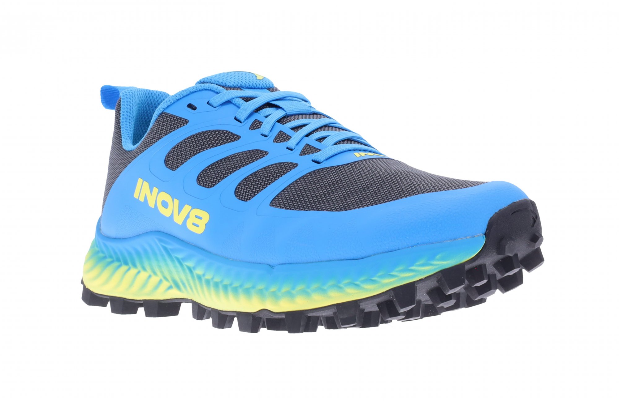 INOV-8 MUDTALON M (wide) dark grey/blue/yellow