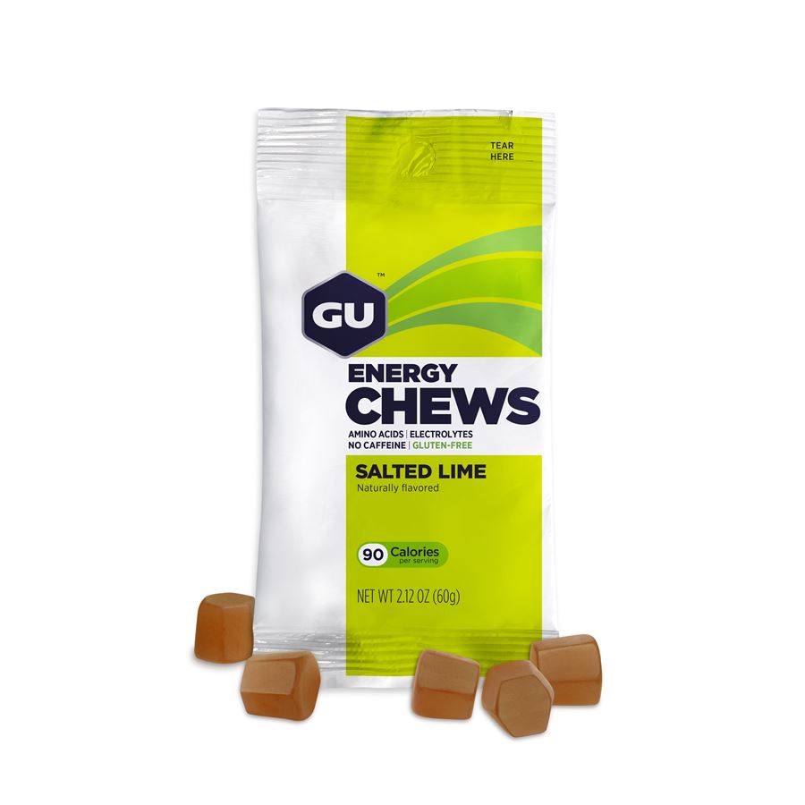 GU Energy Chews 60 g Salted Lime 1 SÁČEK