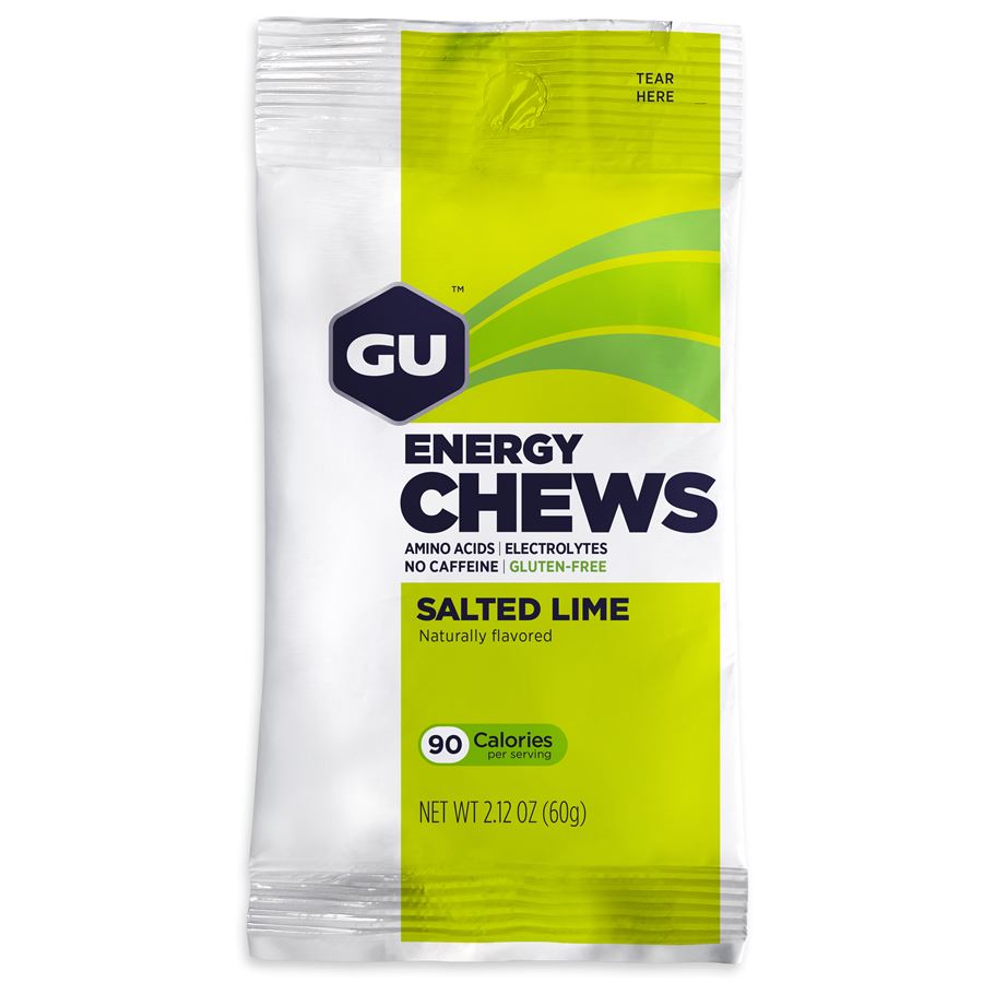 GU Energy Chews 60 g Salted Lime 1 SÁČEK