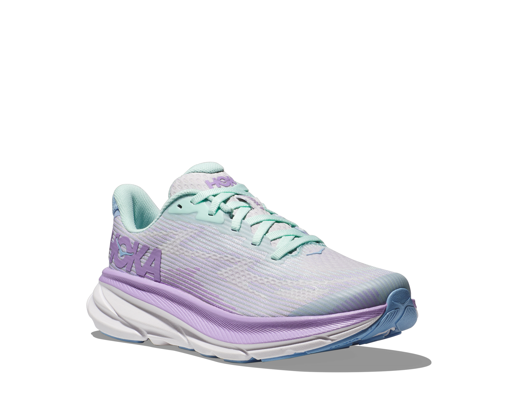 HOKA CLIFTON 9 YOUTH SUNLIT OCEAN / LILAC MIST