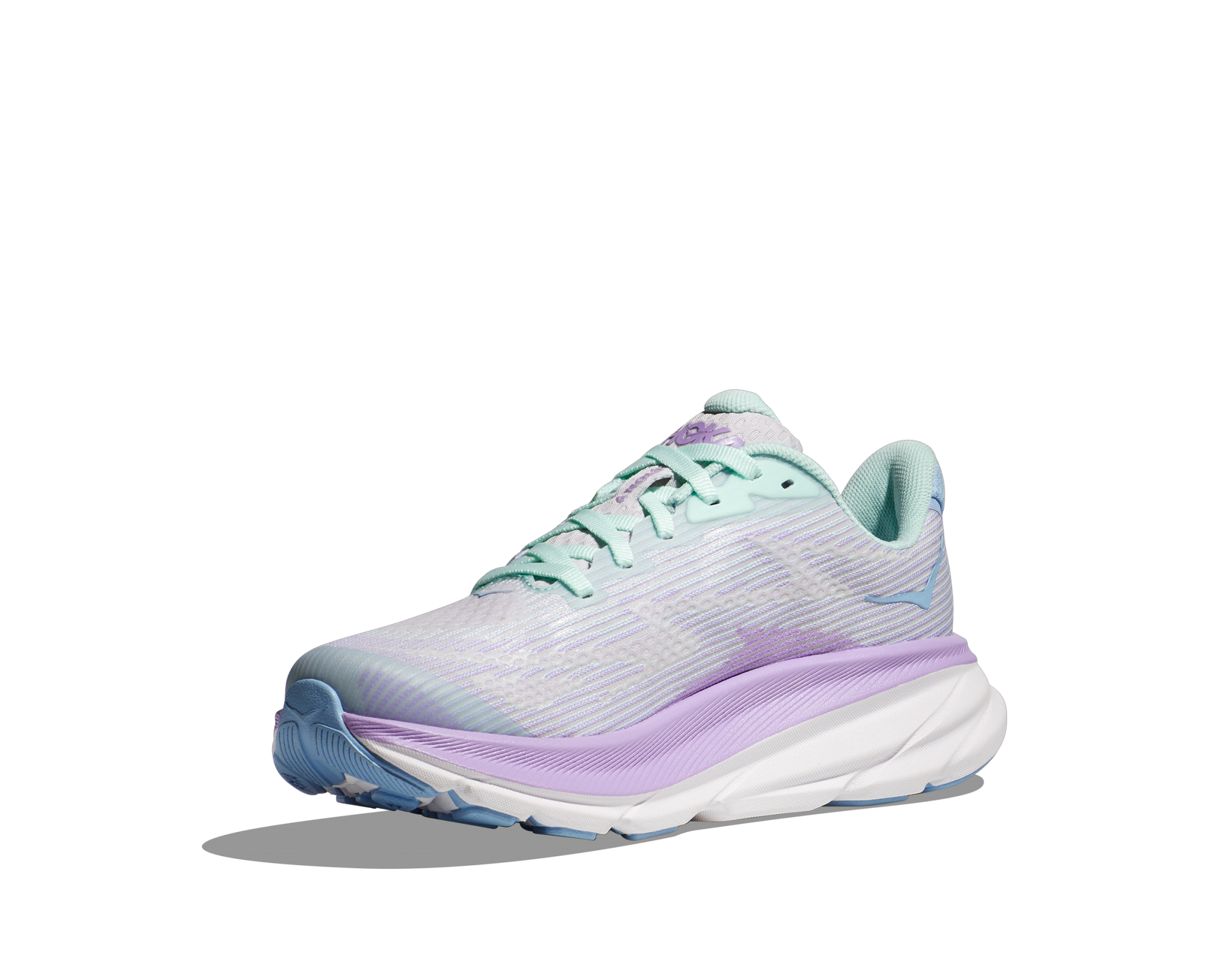 HOKA CLIFTON 9 YOUTH SUNLIT OCEAN / LILAC MIST