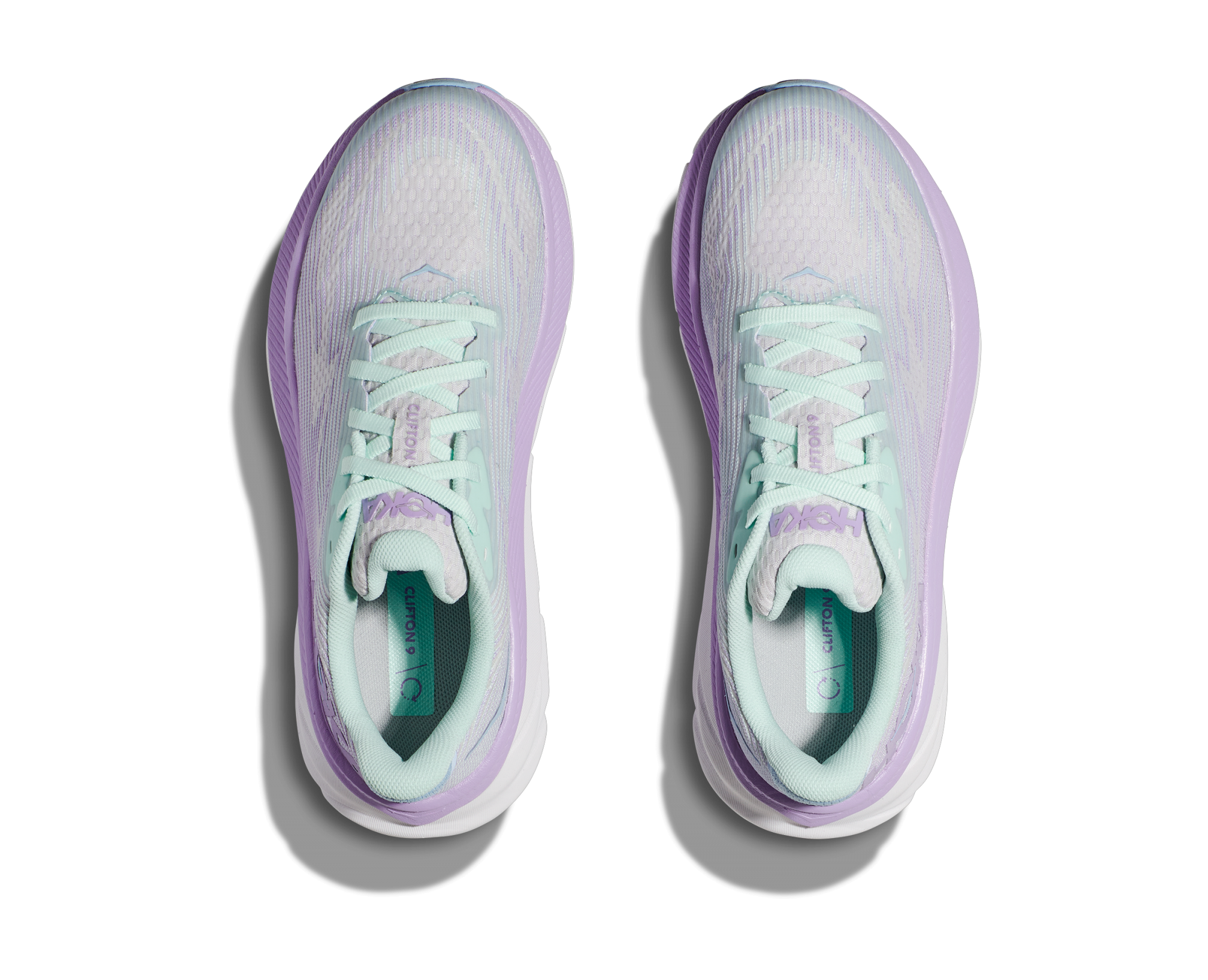 HOKA CLIFTON 9 YOUTH SUNLIT OCEAN / LILAC MIST