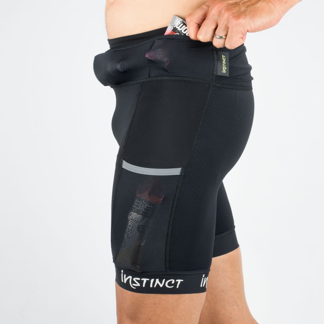 INSTINCT Běžecké šortky ULTRA TRAIL SKIN Black