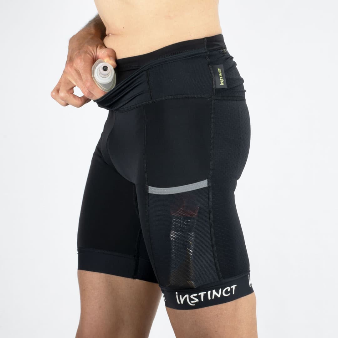 INSTINCT Běžecké šortky ULTRA TRAIL SKIN Black