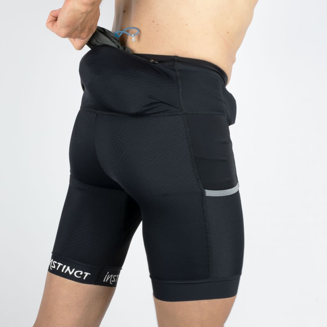 INSTINCT Běžecké šortky ULTRA TRAIL SKIN Black