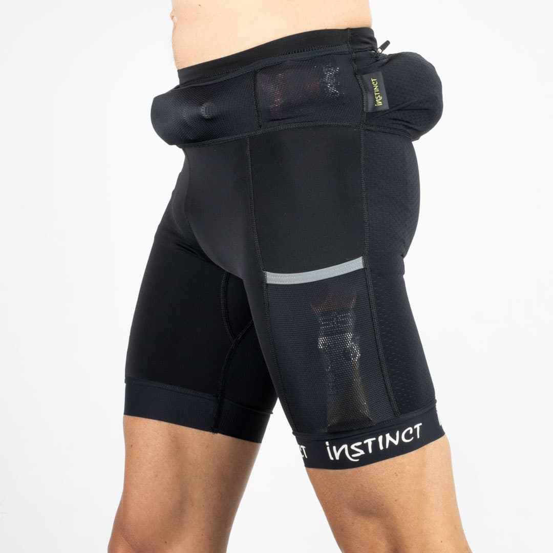 INSTINCT Běžecké šortky ULTRA TRAIL SKIN Black