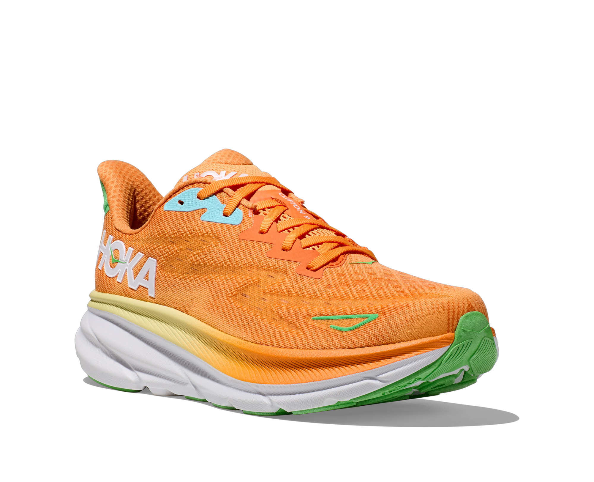 HOKA CLIFTON 9 M WIDE SOLAR FLARE / SHERBET