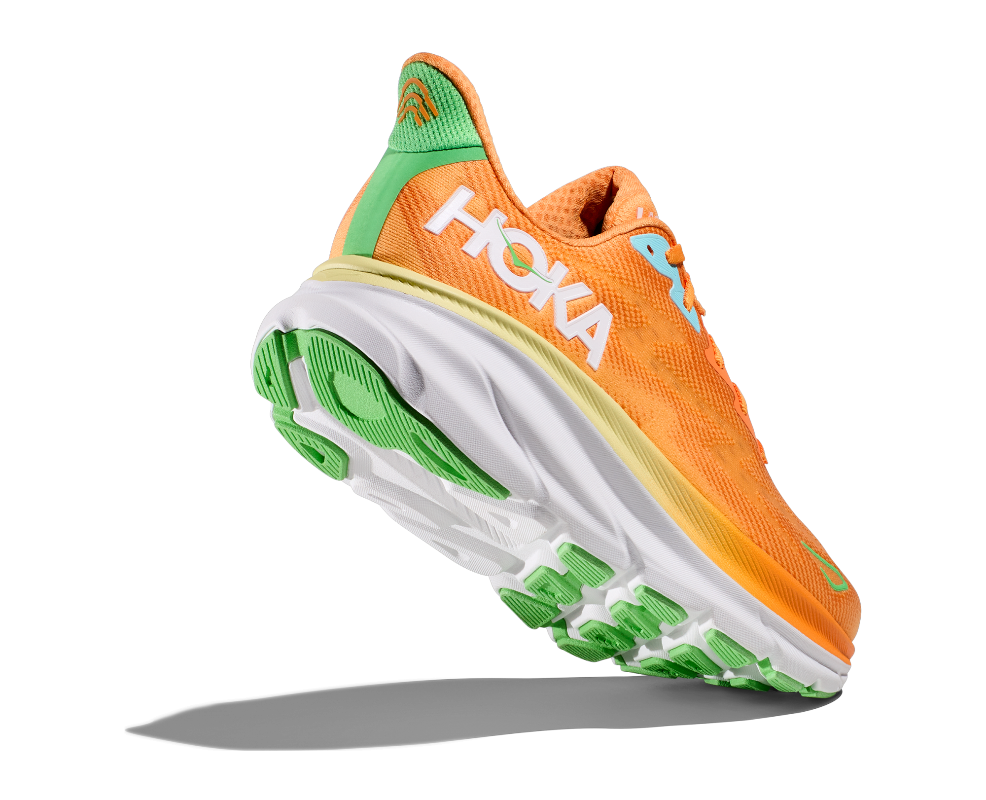 HOKA CLIFTON 9 M WIDE SOLAR FLARE / SHERBET