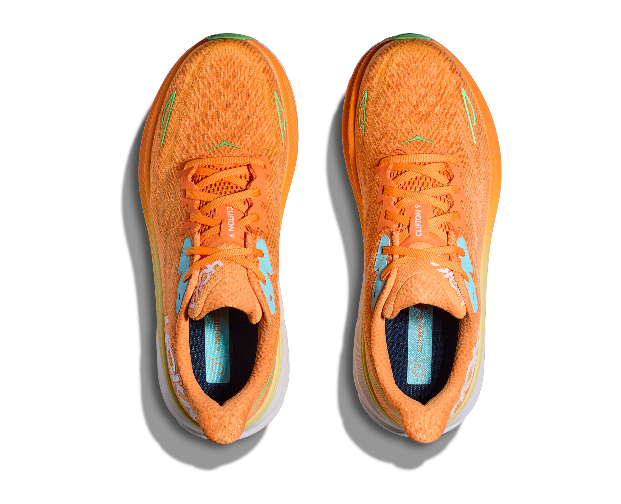 HOKA CLIFTON 9 M WIDE SOLAR FLARE / SHERBET