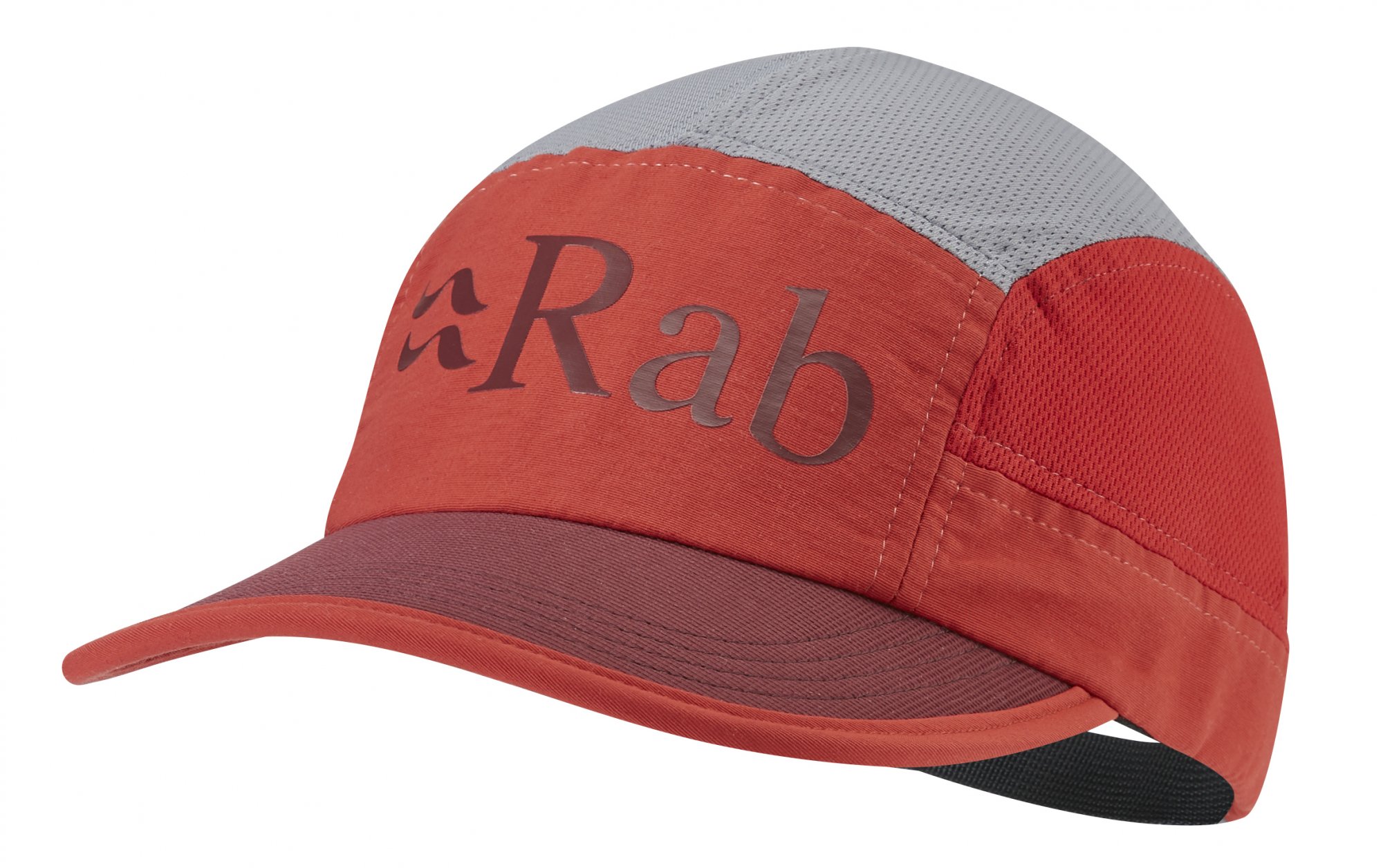 RAB MOMENTUM 5 PANEL CAP ČEPICE Firecracker/Deep Heather