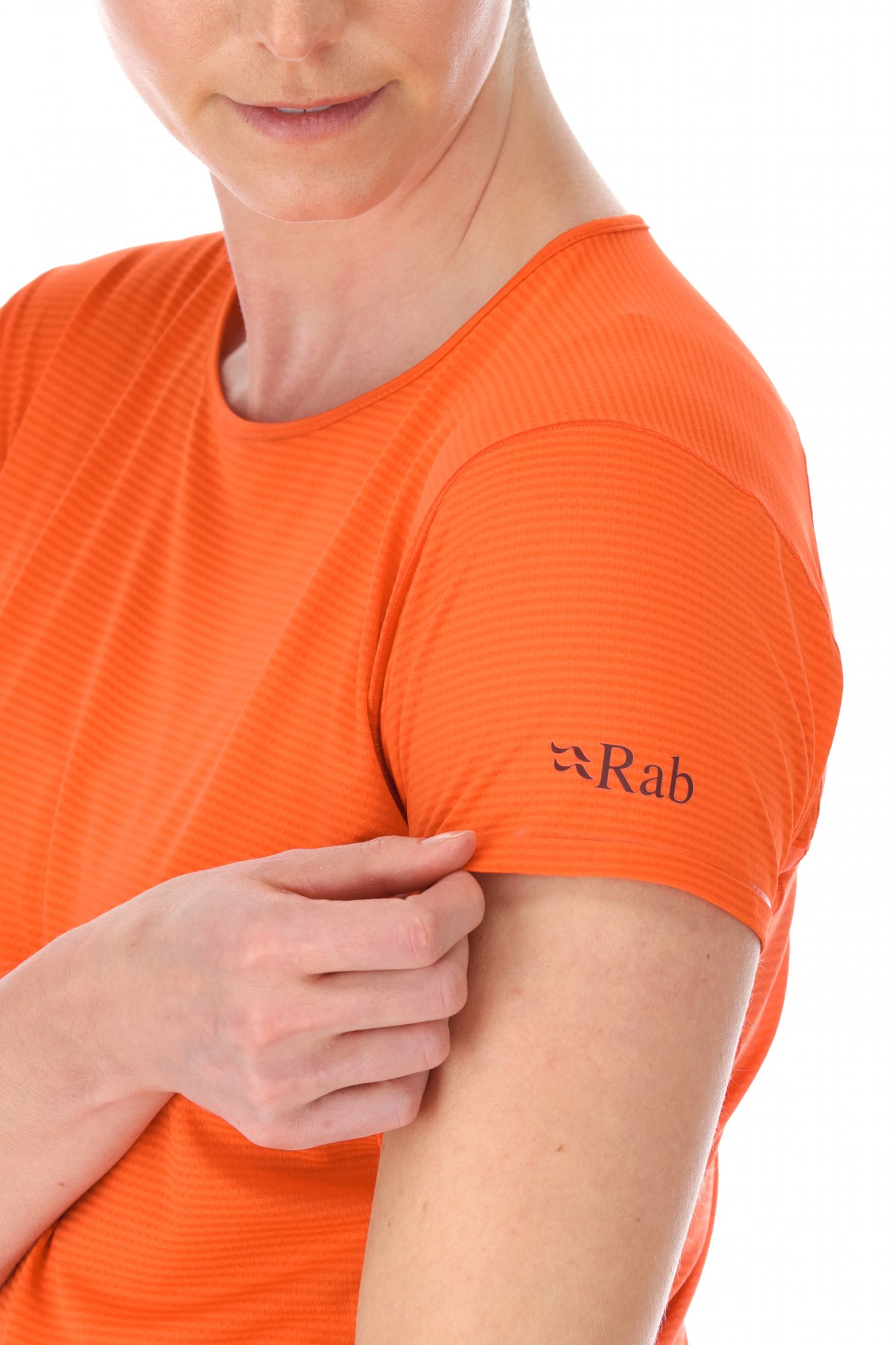 RAB SONIC ULTRA TEE DÁMSKÉ TRIKO Red Grapefruit/Reef