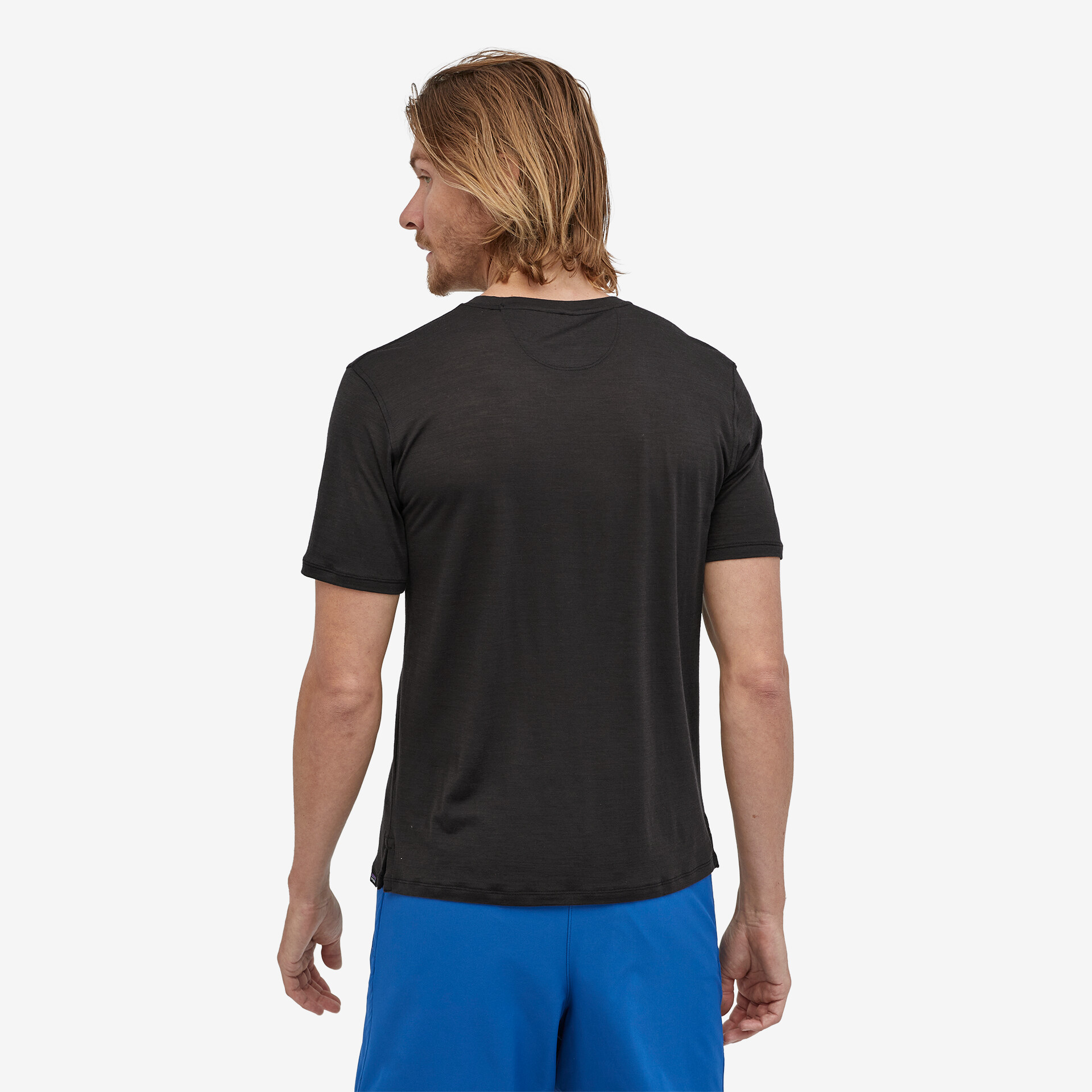 PATAGONIA Men's Capilene Cool Merino Graphic Shirt Heritage Header: Black