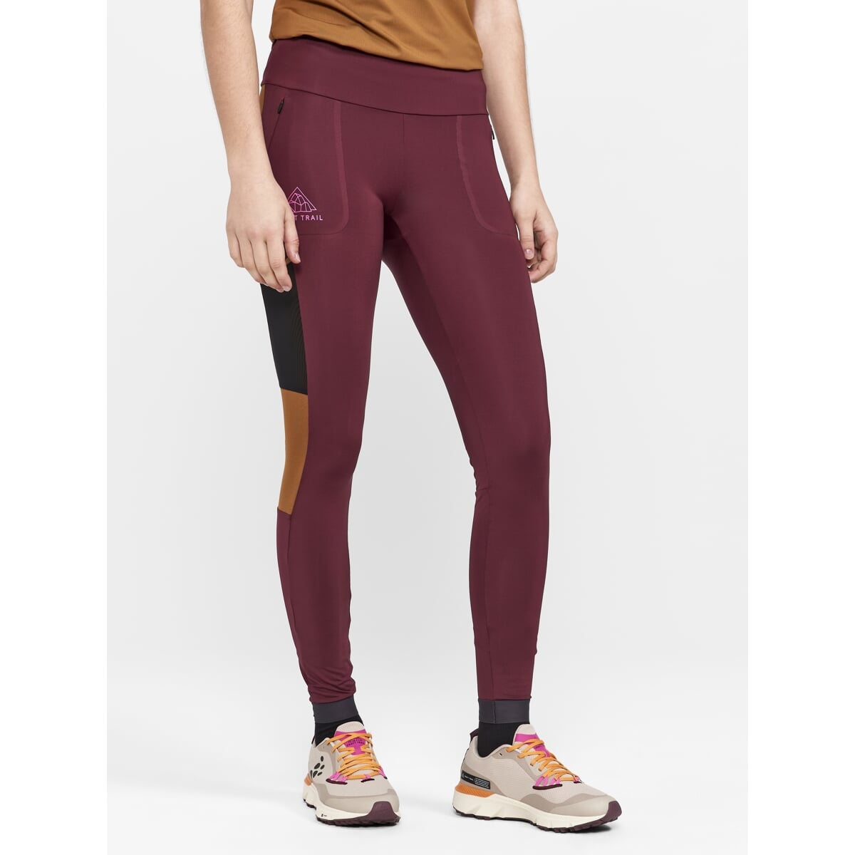 CRAFT PRO Trail Tights W Fialová
