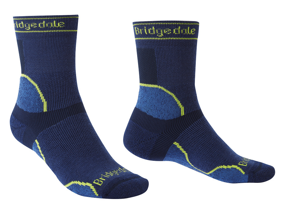 BRIDGEDALE Men's Midweight T2 Merino Sport Crew Navy