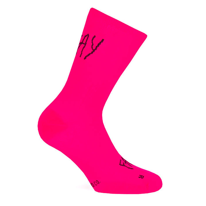 PACIFIC Stay Fast Pink Neon Ponožky